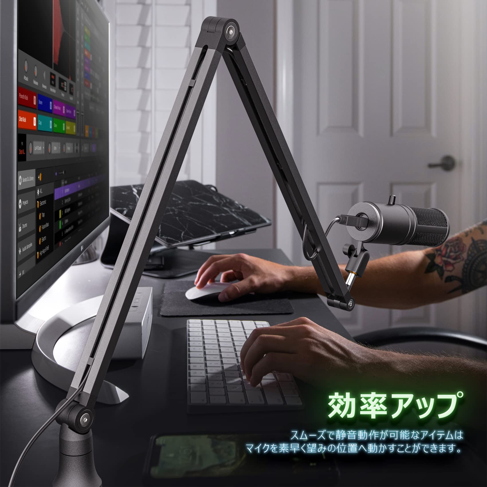 ✨️送料無料❤マイクと互換性のあるマイク デスク スタンド 楽天市場】【楽天 マイクスタンド 1位】マイクスタンド マイクアーム