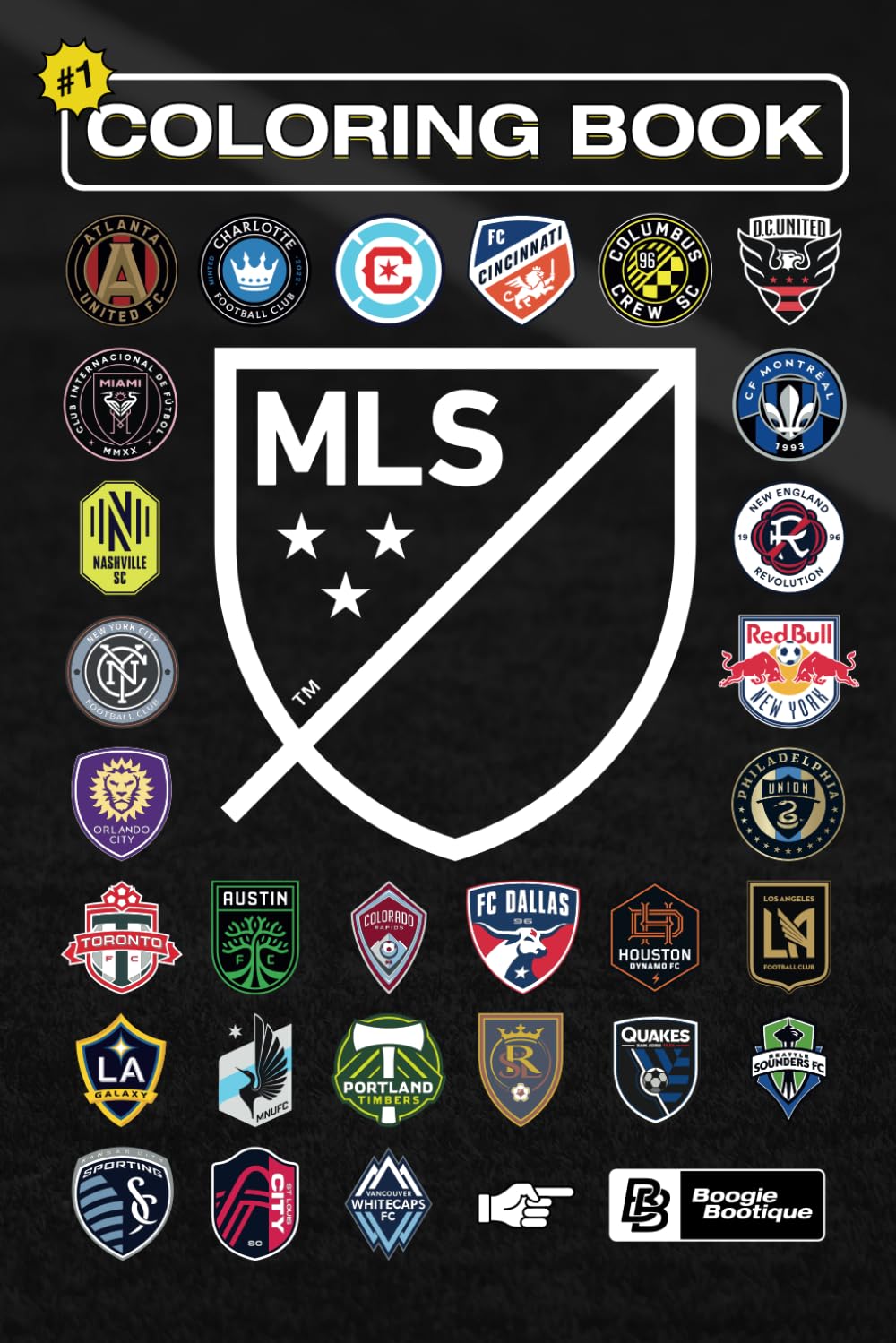 MLS Coloring Book: Paint the logos of the teams that make up Major League Soccer: First edition of the Sports Logos coloring book series.