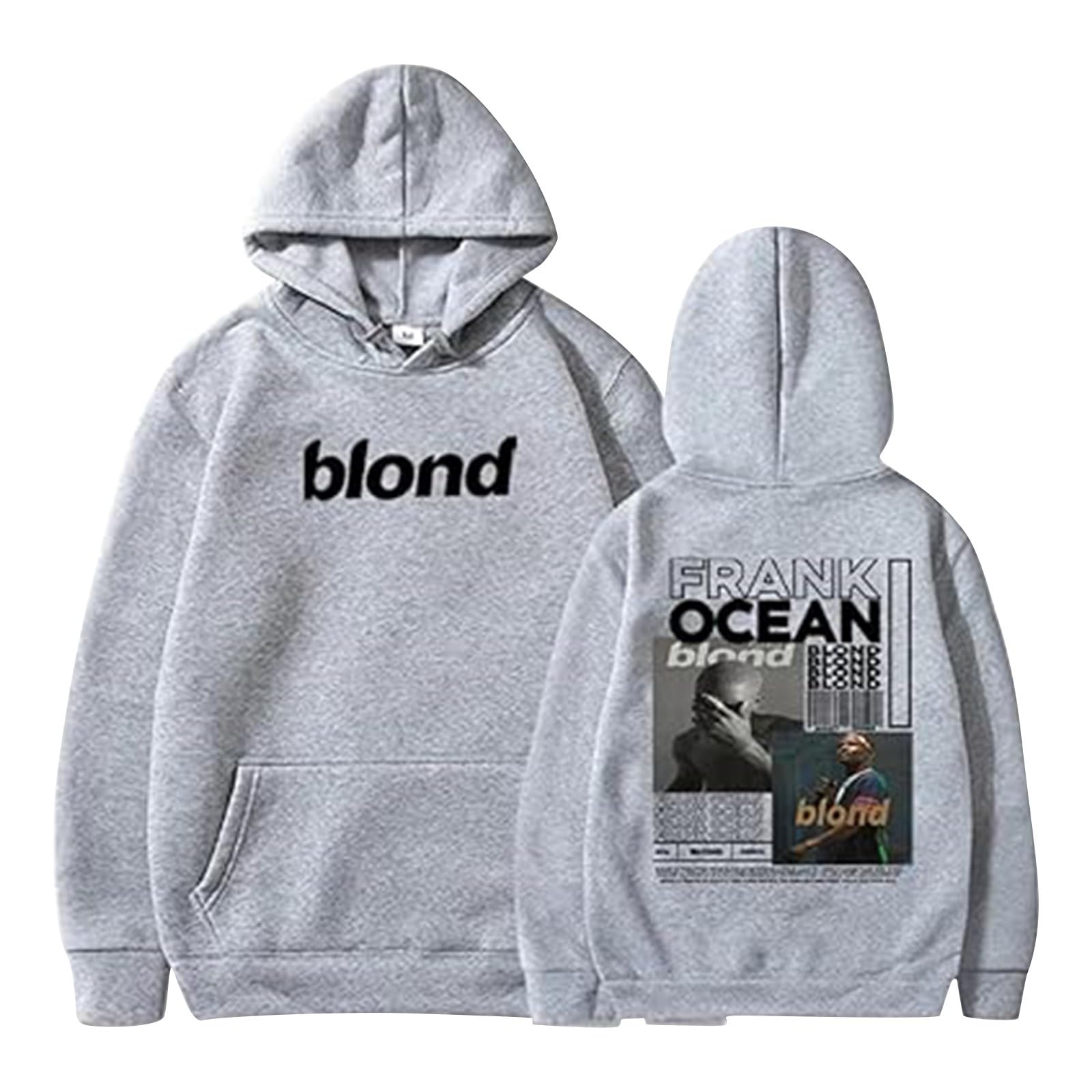 YCBMINGCANHoodie Print Blonde Hoodie Blonde Album Hoodie Pullover Tops Streetwear Knitted Jumper Women Red