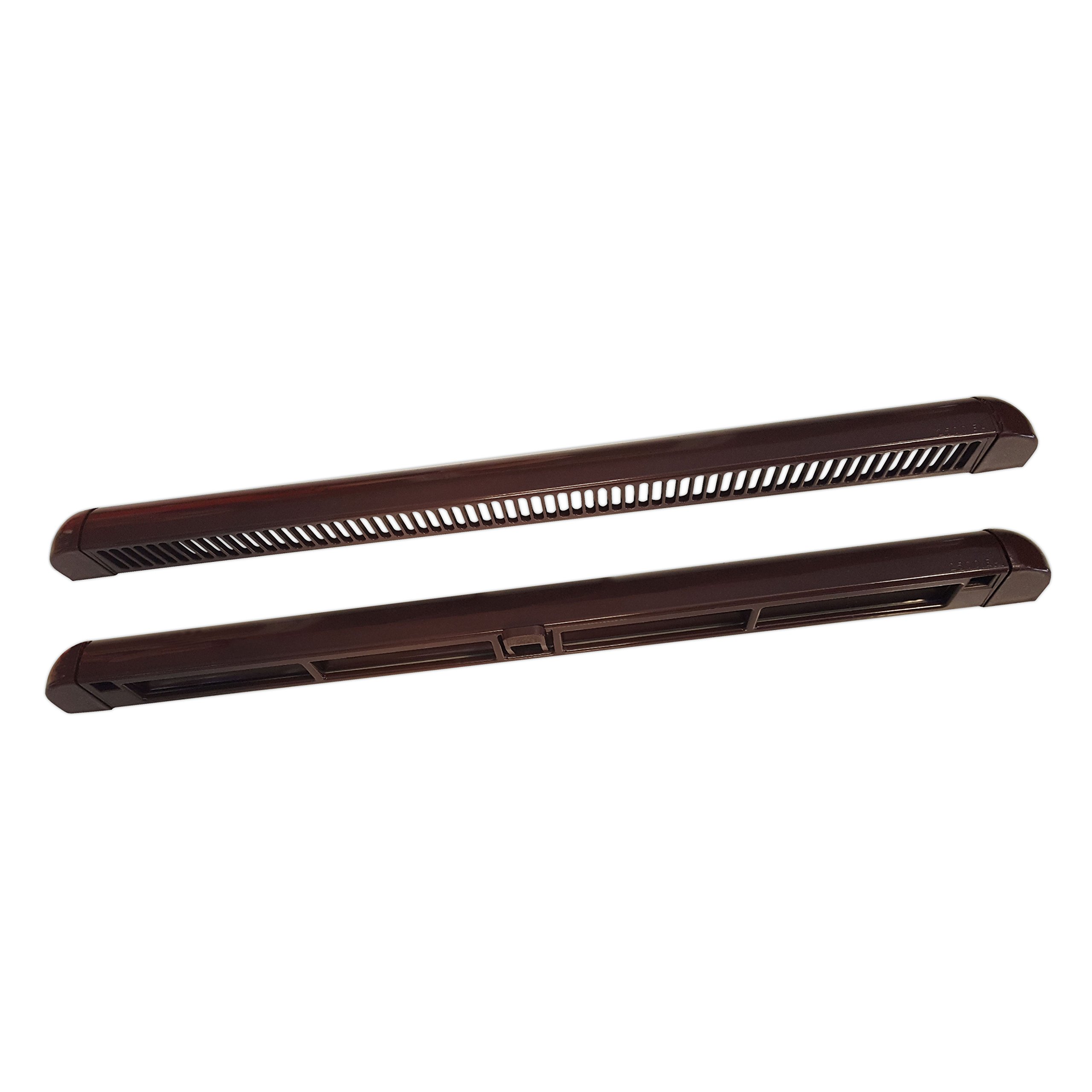Premium Trickle Slot Vent for uPVC Double Glazing Window - Reduces Condensation Brown 400mm