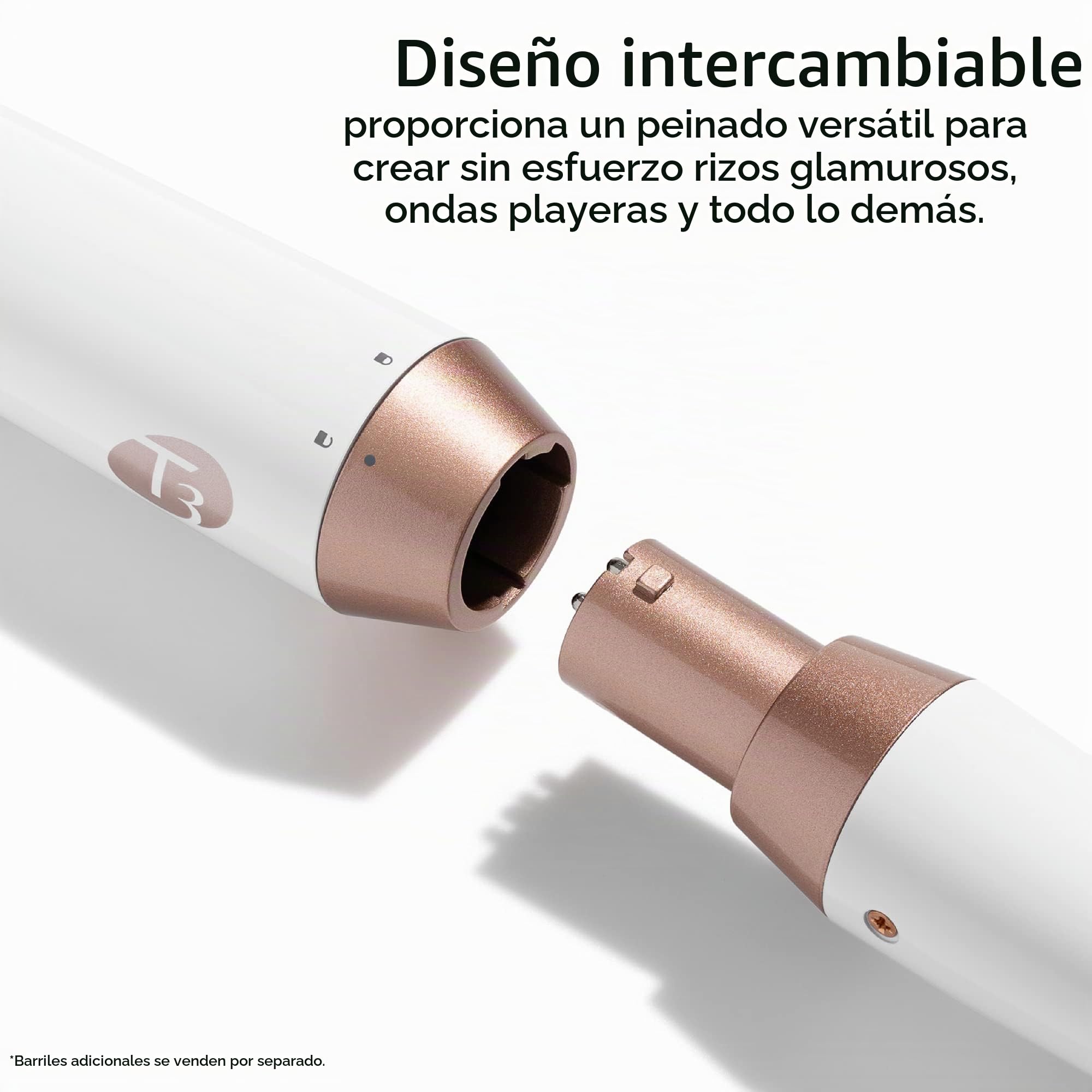 T3 Barriles para peinado y planchado y rizado intercambiables