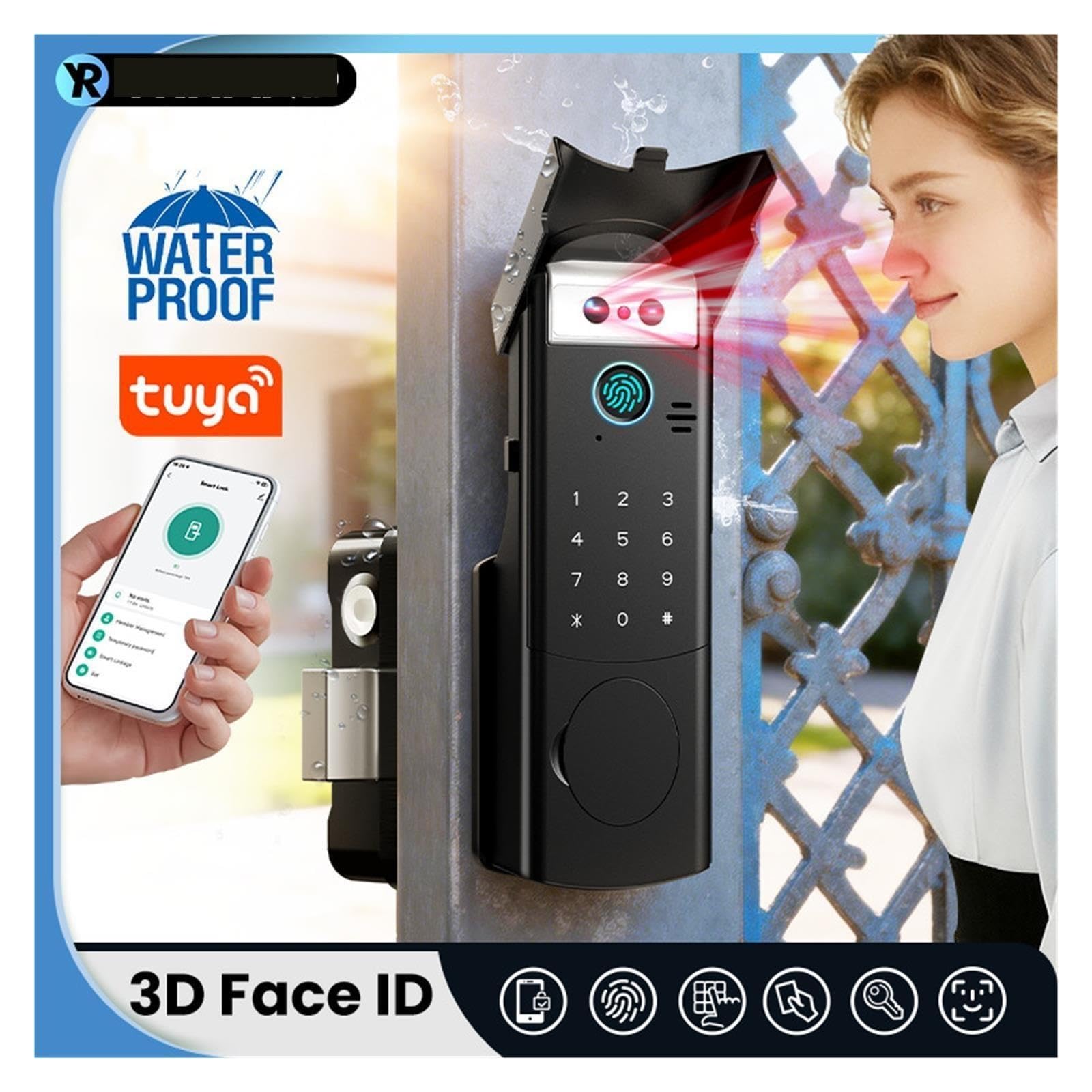 Tuya WiFi APP 3D reconnaissance faciale empreinte digitale