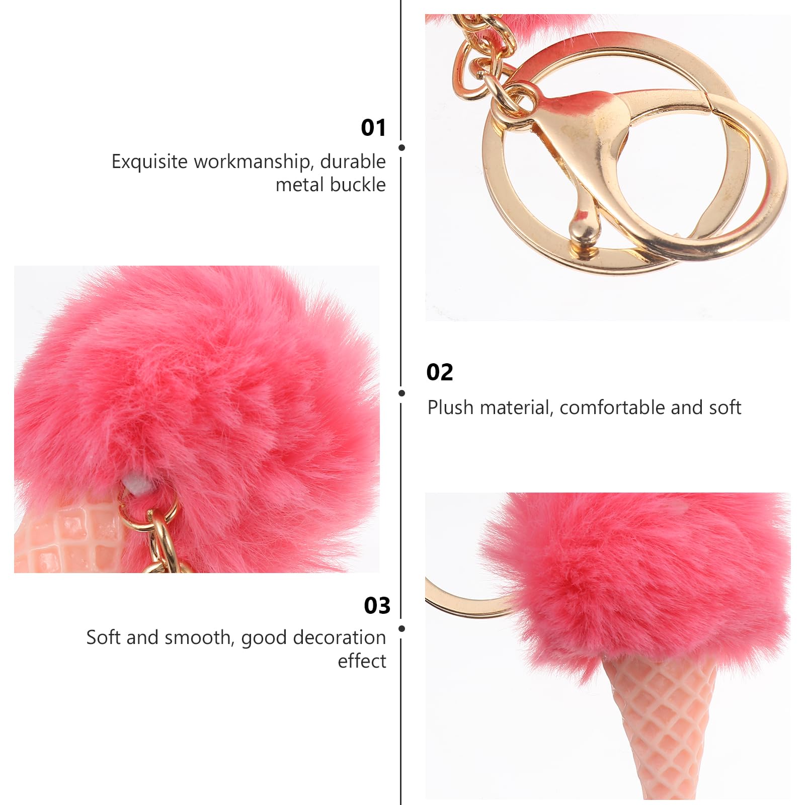 Nuovo Logo In Metallo Berretto Lavorato A Maglia Con Pompon In Pelliccia Di Volpe Finta E Pompon In Pelliccia Di Coniglio Reale, Pallina Di Peluche, Portachiavi, Adesivo Da Parete, Palline Di - Foto 9