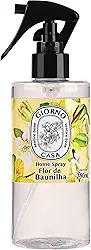 Sprays de Ambiente com Perfume (Aromatizador de Ambientes), Flor de Baunilha, Giorno Casa, 250 ml, Amarelo