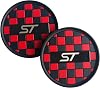 Car Cup Holder Insert Anti-Dust Non-Slip Rubber Coaster Mats Compatible with ST car models