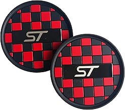 Car Cup Holder Insert Anti-Dust Non-Slip Rubber Coaster Mats Compatible with ST car models