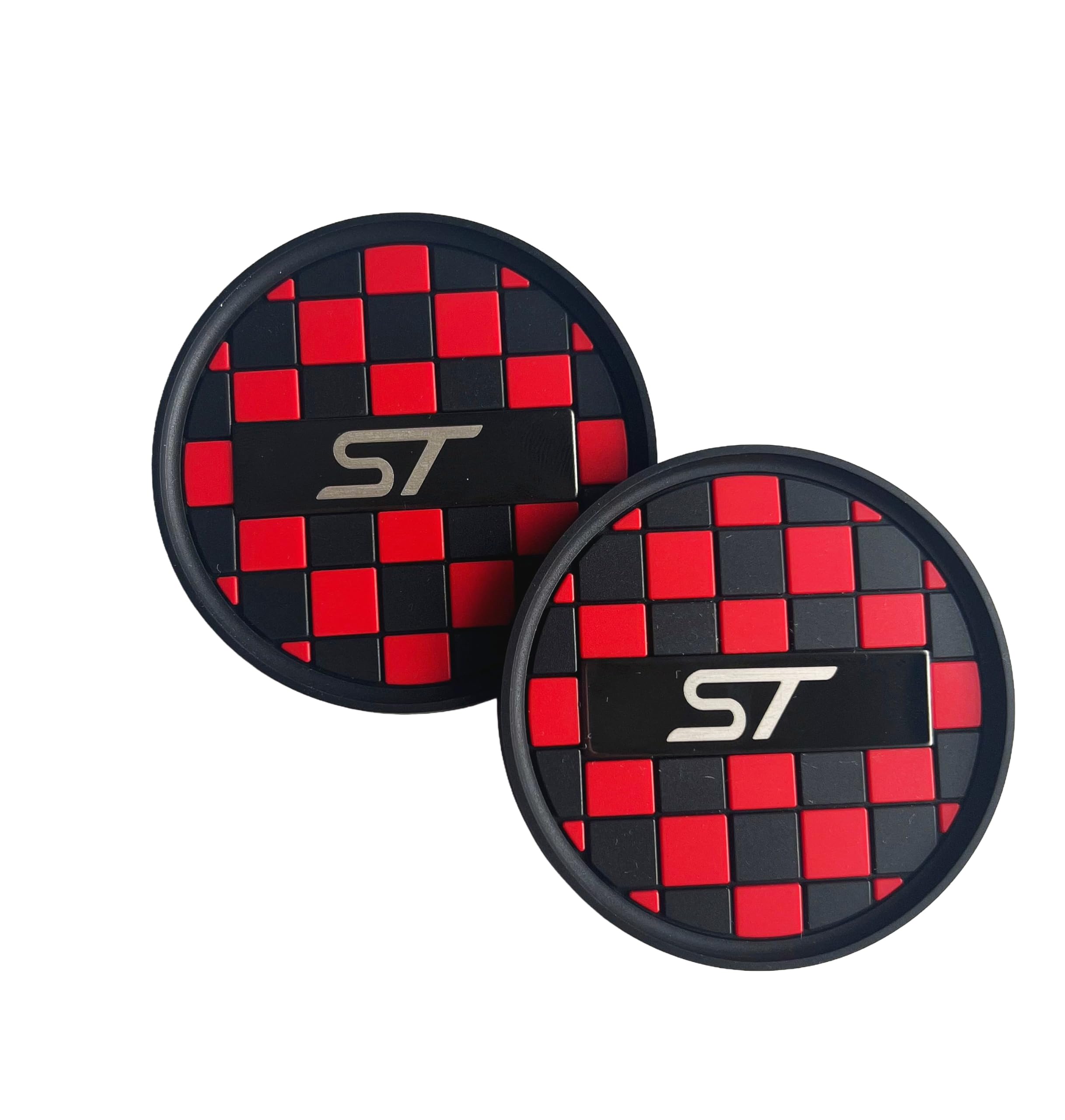 Car Cup Holder Insert Anti-Dust Non-Slip Rubber Coaster Mats Compatible with ST car models