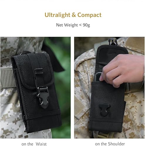 Miniatura 2 de OneTigris MOLLE - Funda para teléfono de 4.7" 5.5" con funda delgada
