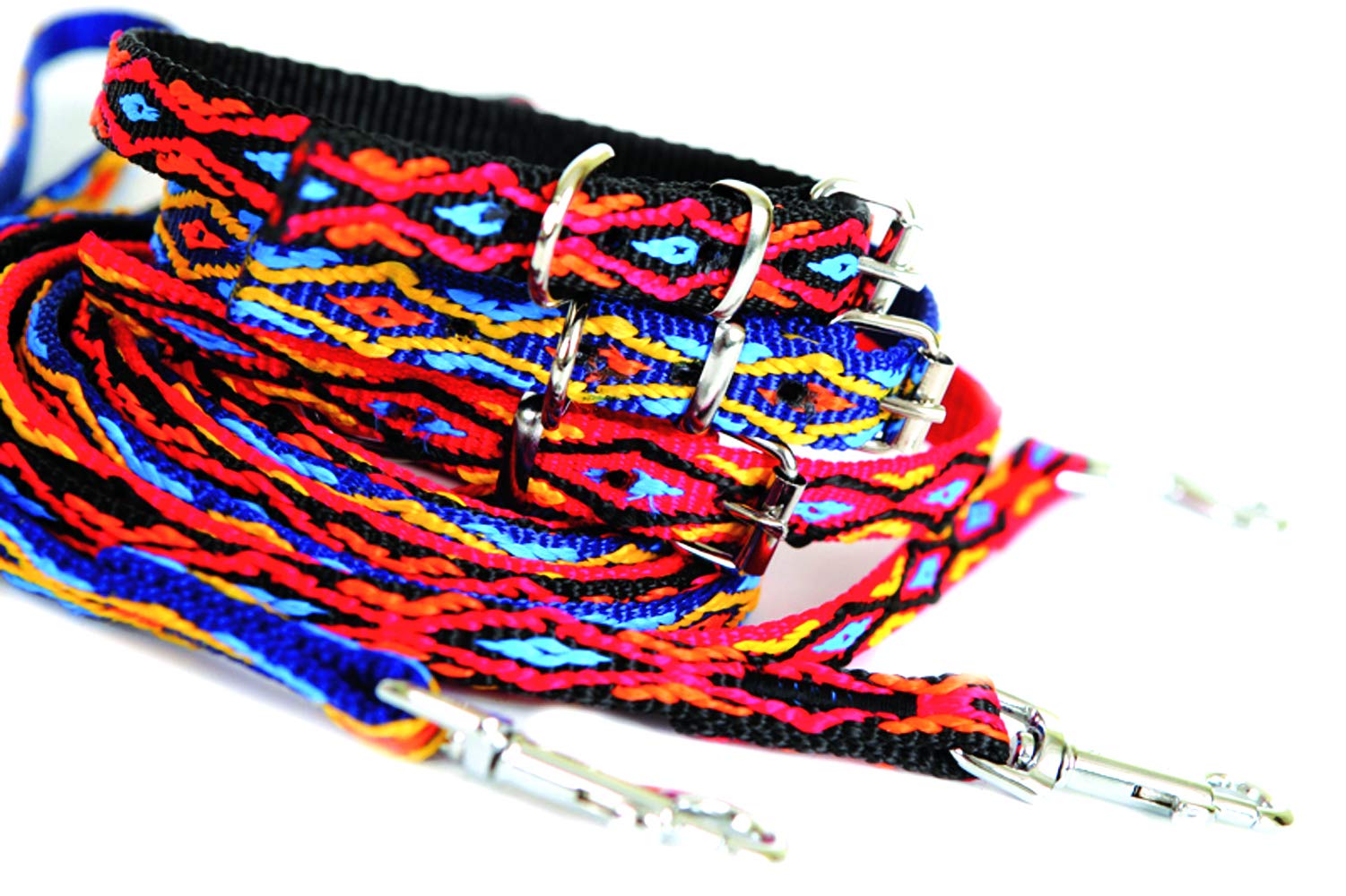 Dingo Winnetou Dog Leash Handmade in Indian Style Howgh! Black 13549, 1.6 x 130 cm - Image 4