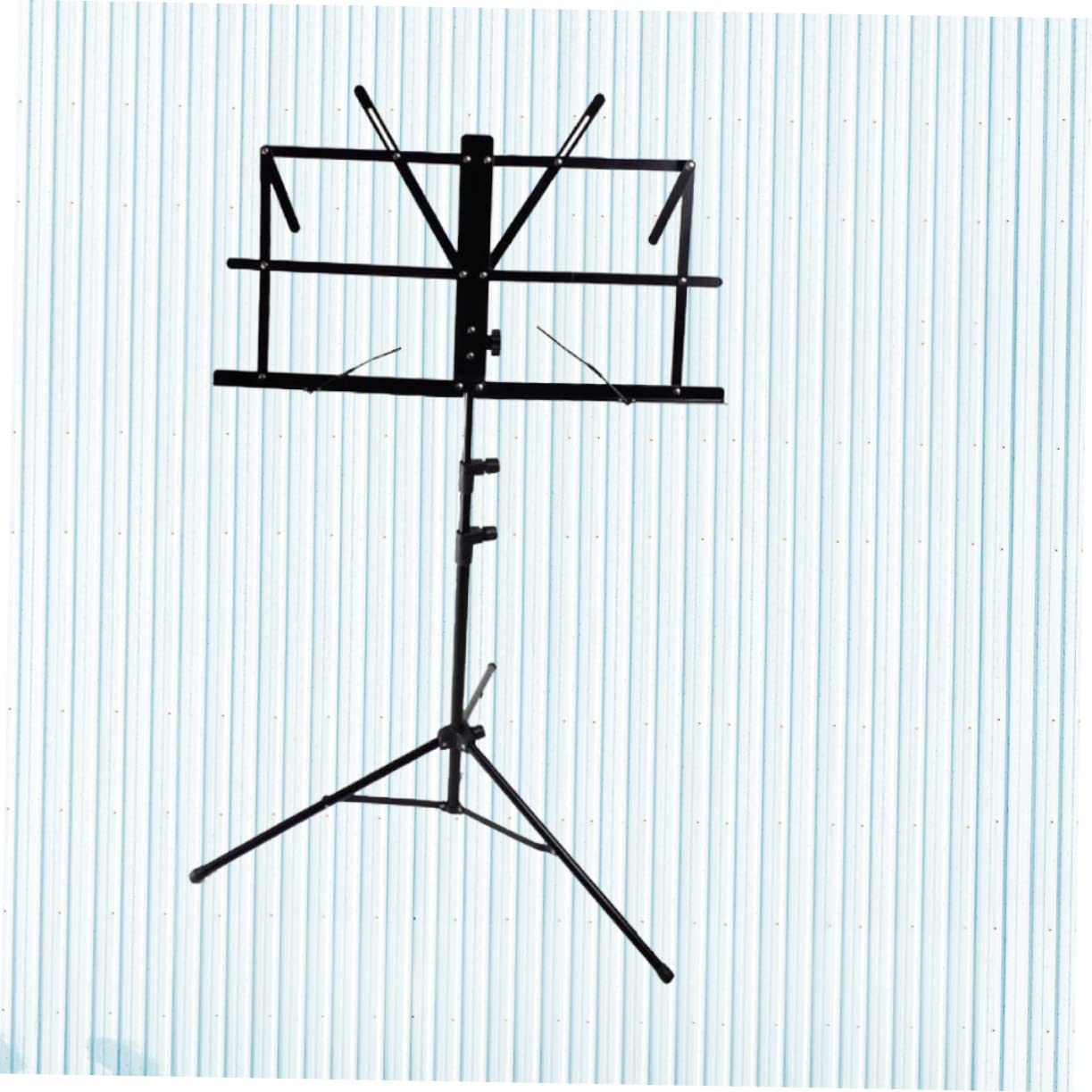 Support de Partitions Pliable pour Guitare et Violon Pupitre Métallique et Noir