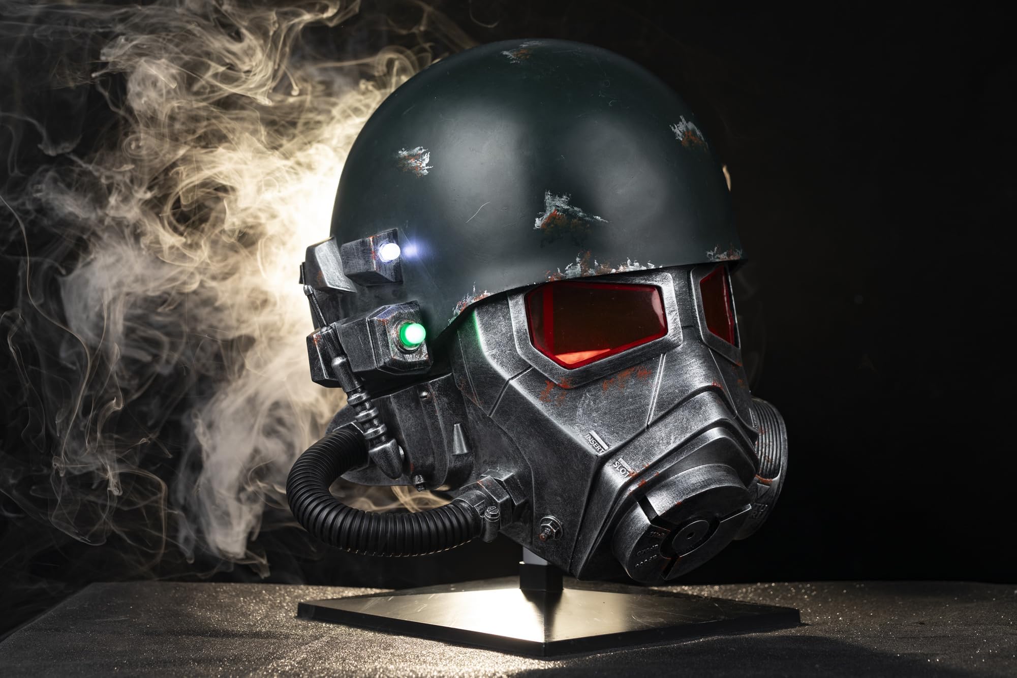 Casco per cosplay di Halloween, maschera avanzata NCR Armatura Casco Cosplay Maschera in Resina Maschera Completa Testa per Uomini e Donne Accessori da Collezione Prop