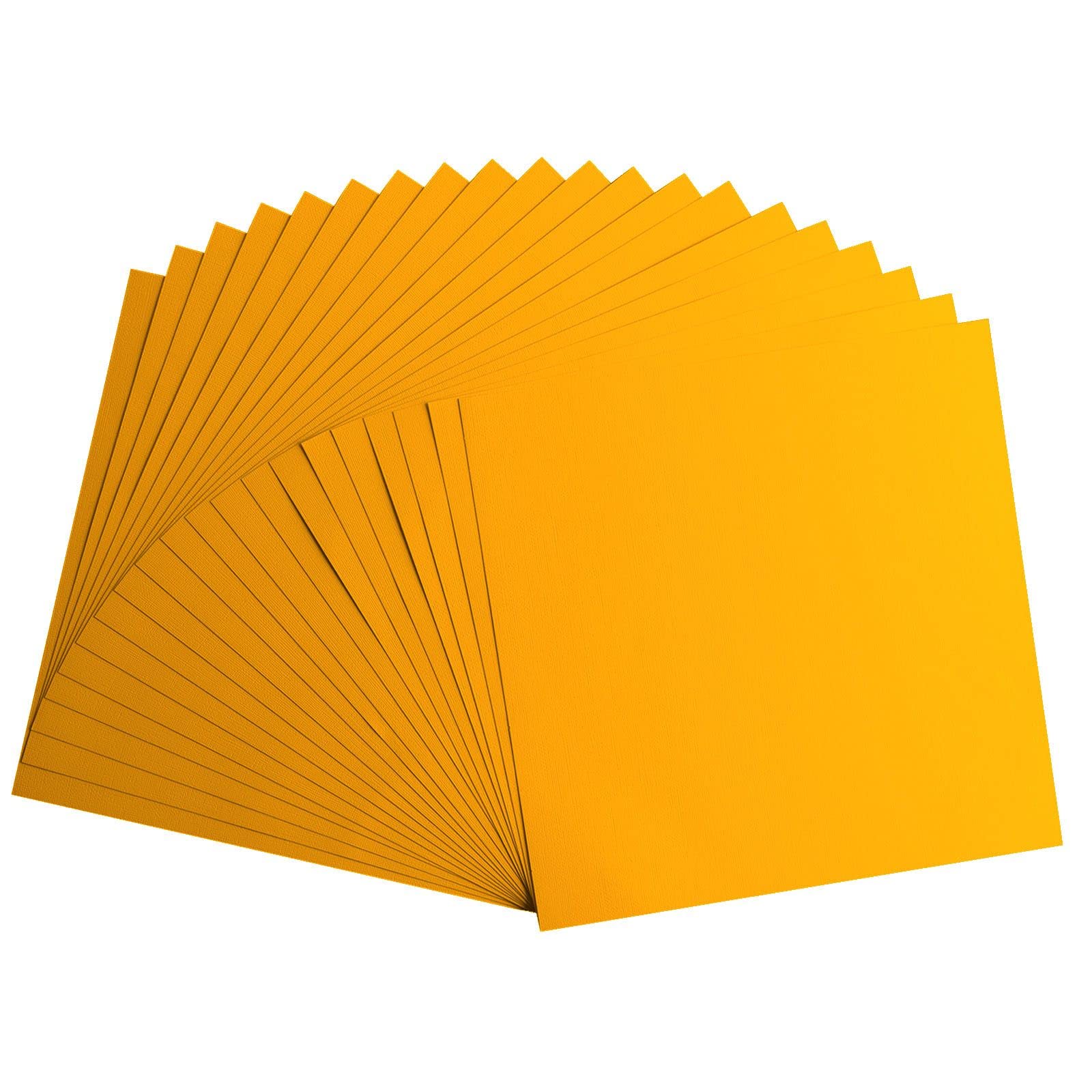 Florence Cardstock Textured, Coloured Card Making Supplies 12 x 12 inch, Orange, 20 Sheets - Image 3