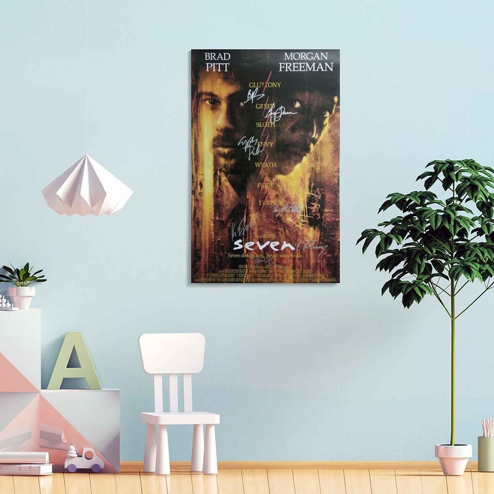 Amazon.co.jp: Seven映画セブン映画ポスターモーガンフリーマン