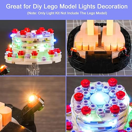 Miniatura 3 de Hilighting Kit de luz LED mejorado para Lego Harry Potter Dobby The House-Elf, compatible con el modelo Lego 76421, idea de regalo para