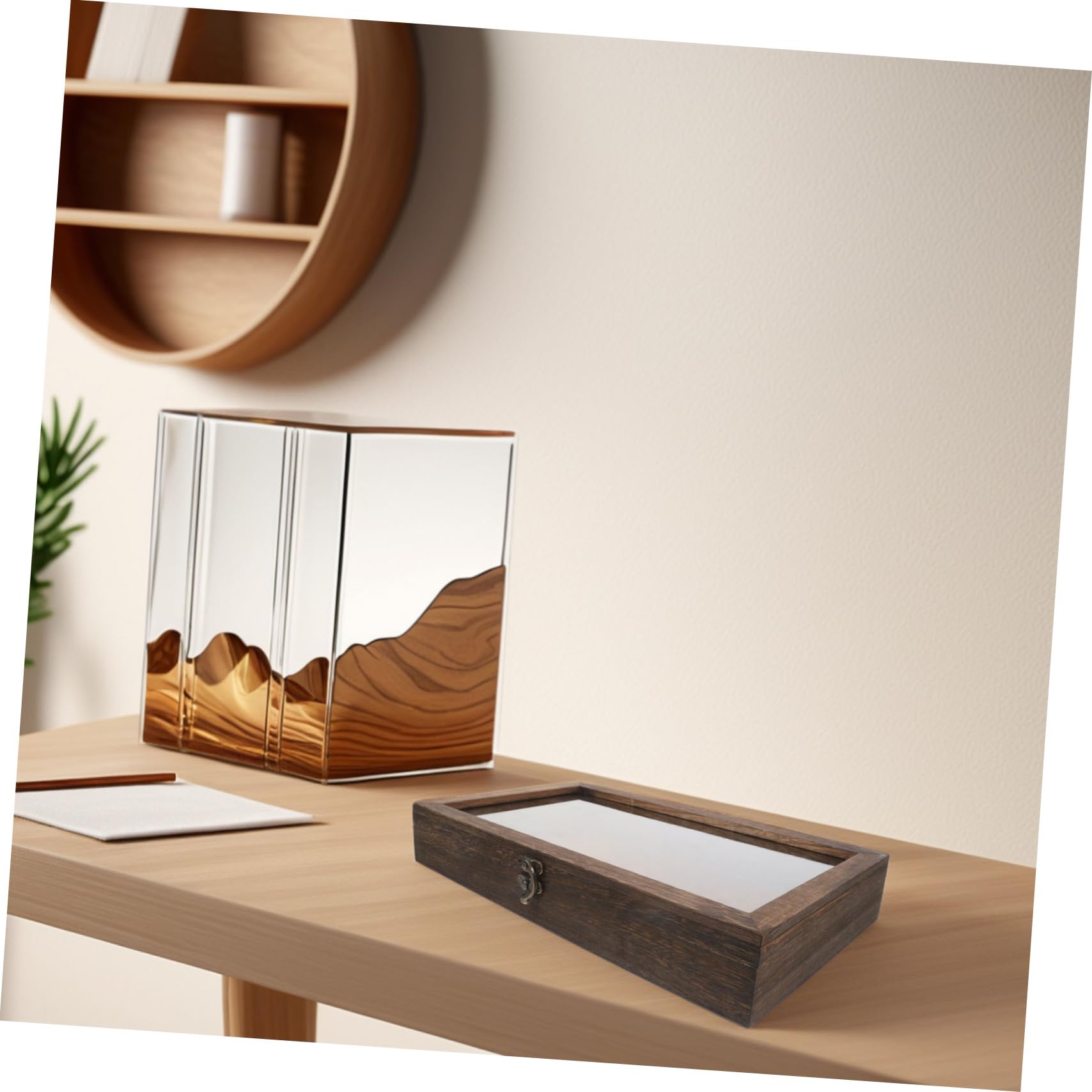Gatuida Caja de Madera para Insectos con Tapa Abatible para Preservación Conveniente y Uso Versátil en Colecciones Personales y Escuelas de Mariposas