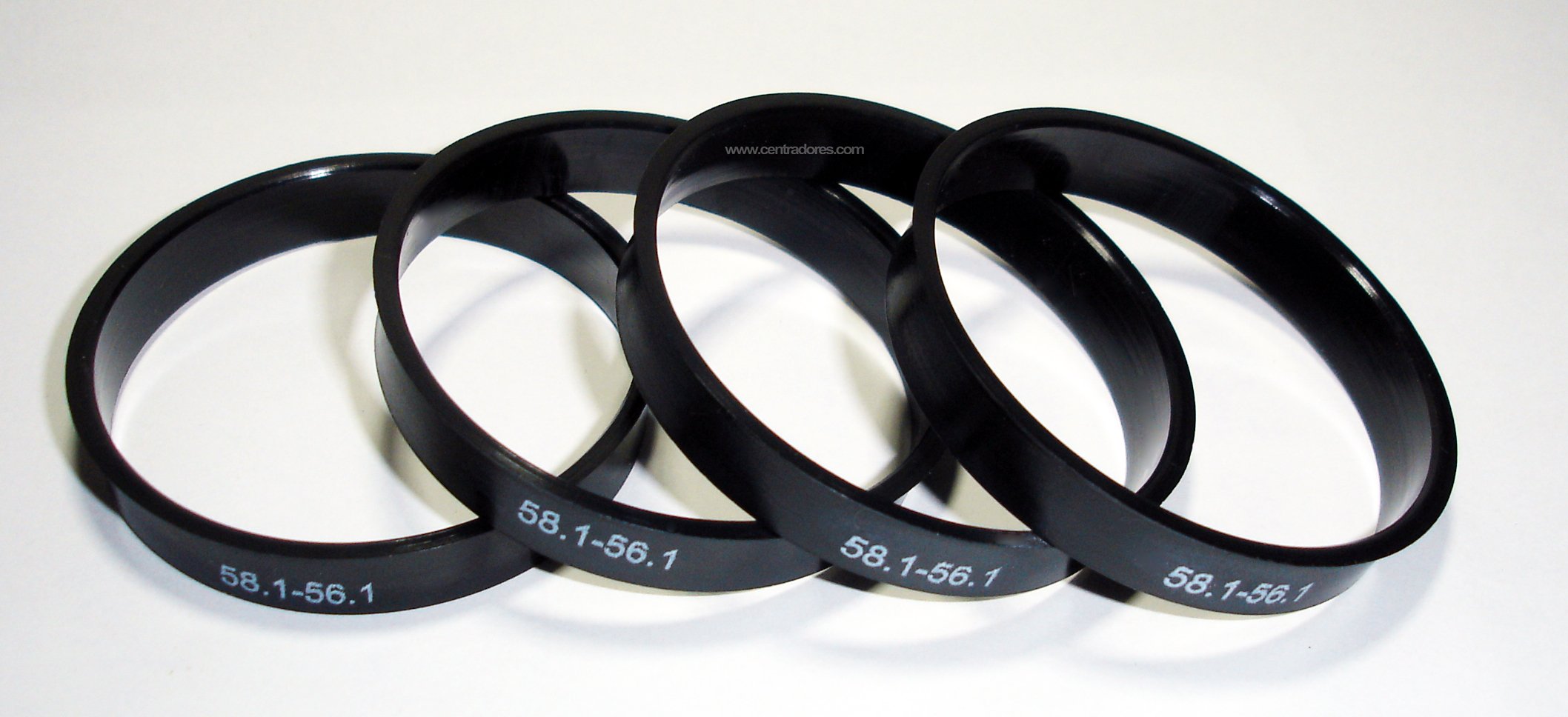Centradores 4 LLANTA 58.1-56.1 Aros para Llantas Originales Alfa Romeo FIAT Lancia