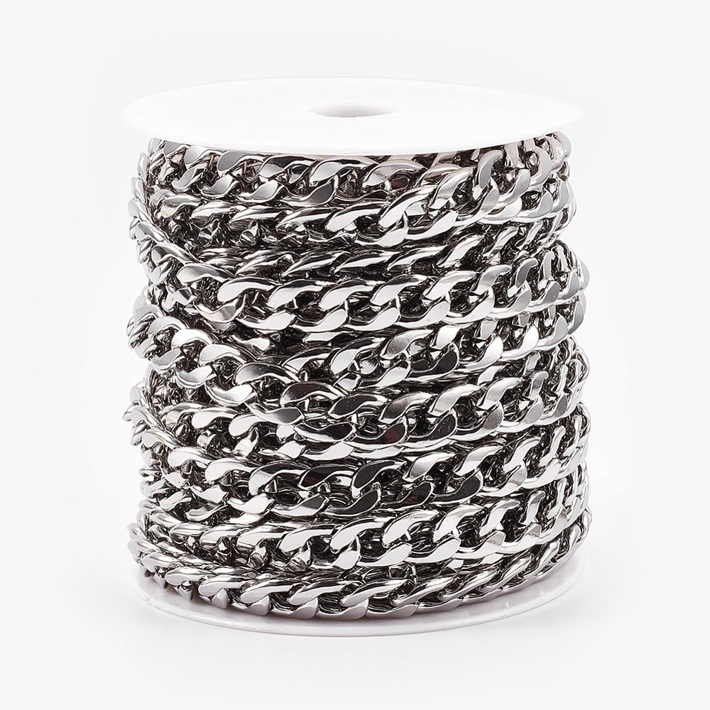 Chaînes cubaines pour fabrication de bijoux artisanaux et accessoires de loisirs créatifs