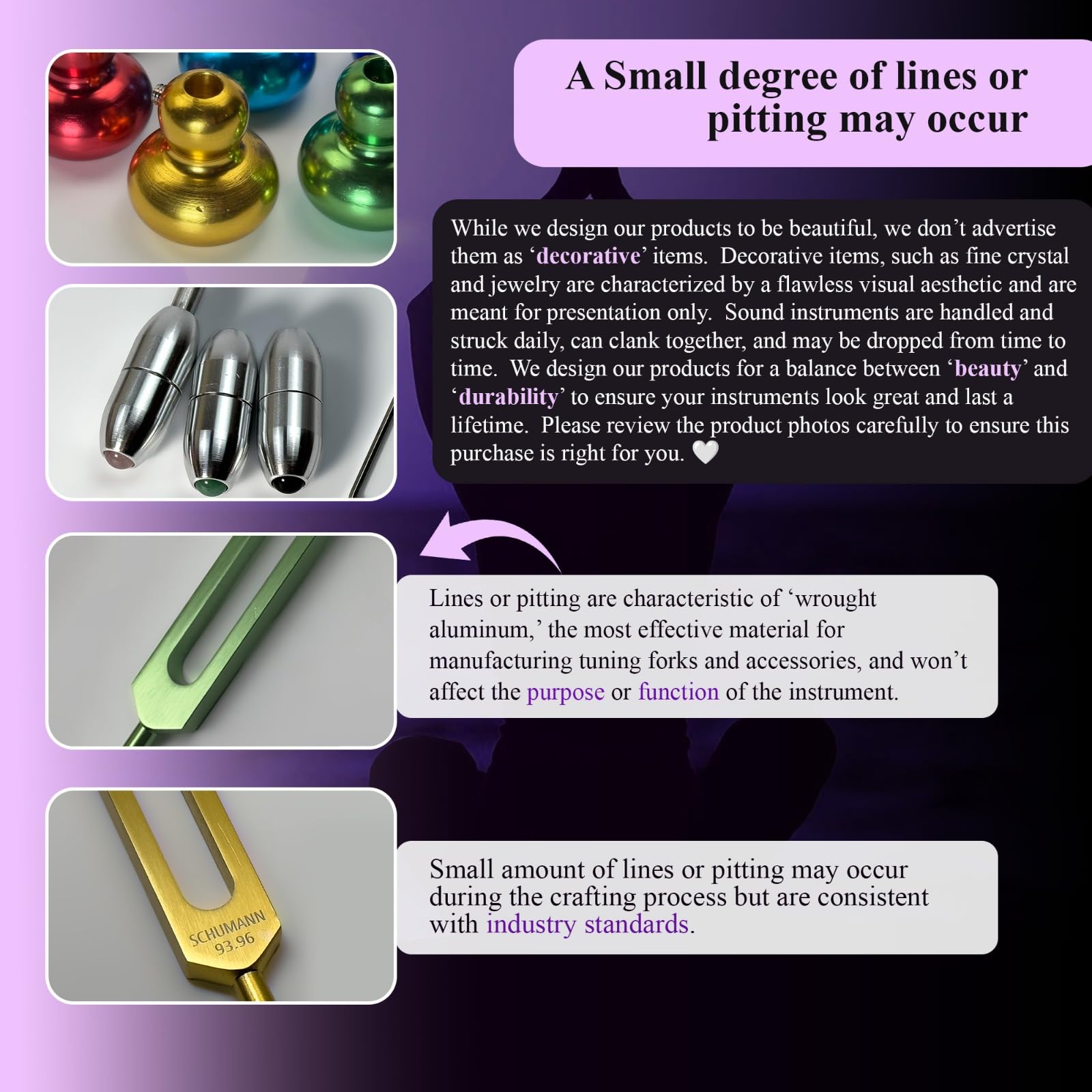 174 Solfeggio - Tenedor de afinación con peso para curación con bolsa de transporte y golpeador, curación de sonido y armonización de biocampo, instrumentos de curación de sonido, herramientas de