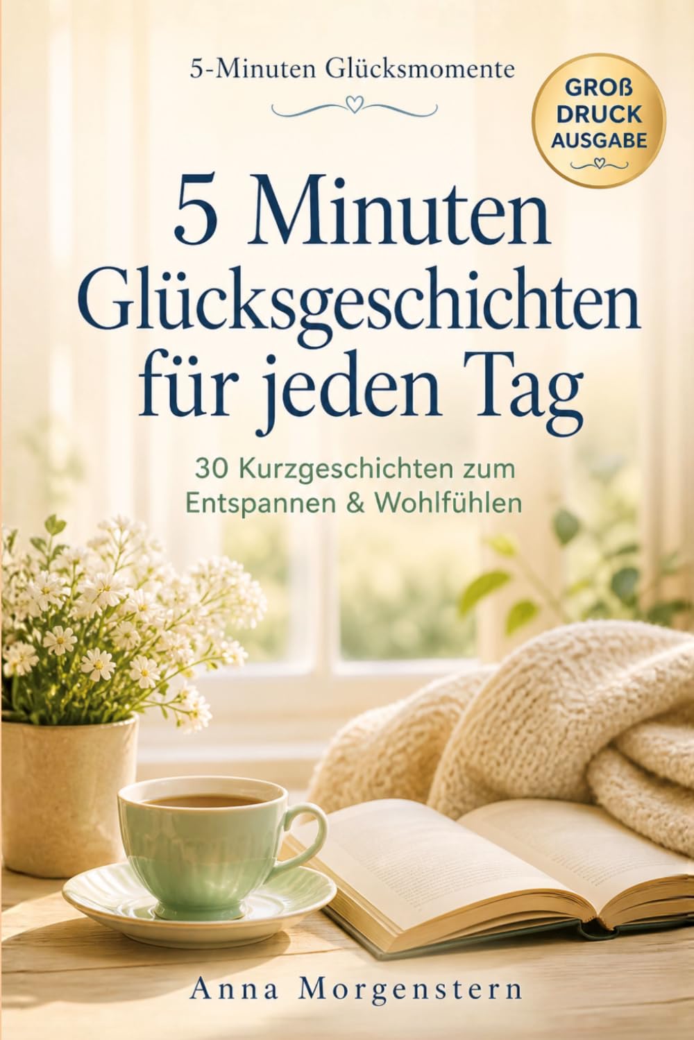 5 Minuten Glücksgeschichten für jeden Tag: 30 Kurzgeschichten für Senioren in Großdruck – beruhigend, alltagstauglich & leicht zu lesen (5-Minuten Glücksmomente)