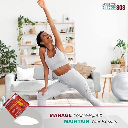 Miniatura 7 de Glucose SOS Polvo de glucosa, paquetes de polvo de dextrosa natural, absorción rápida, se disuelve instantáneamente, no necesita agua, dulce y