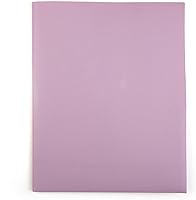 Vista 2 de Mintra Carpetas de bolsillo de polietileno, paquete de 3 resistentes (hielo ártico/amarillo sol/rosa primavera)