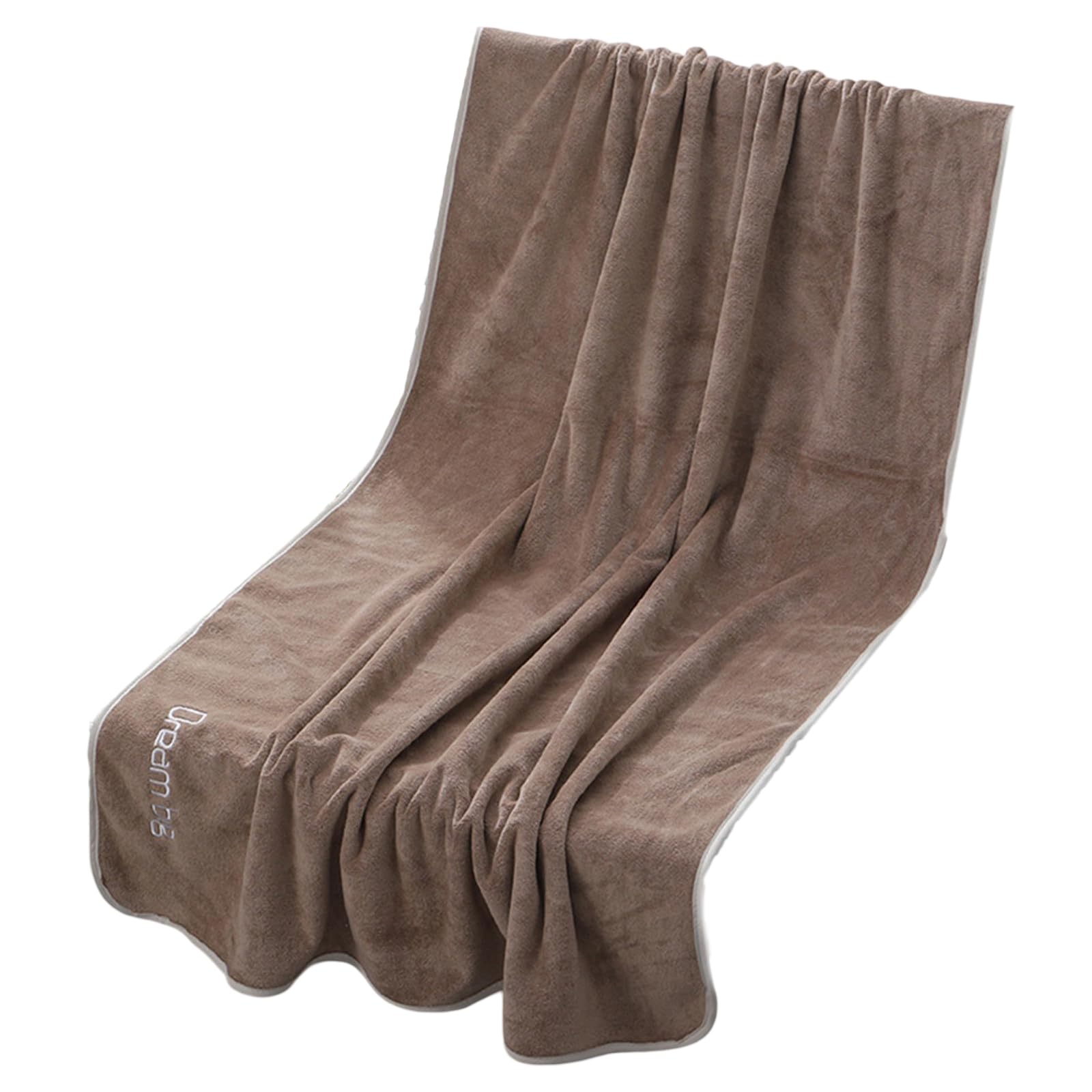 Pangboer Hazelnut Brown Large Bath Towel Highly Absorbent Quick Drying Cotton Perfectly Sauna Towel For Daily Use Poolside