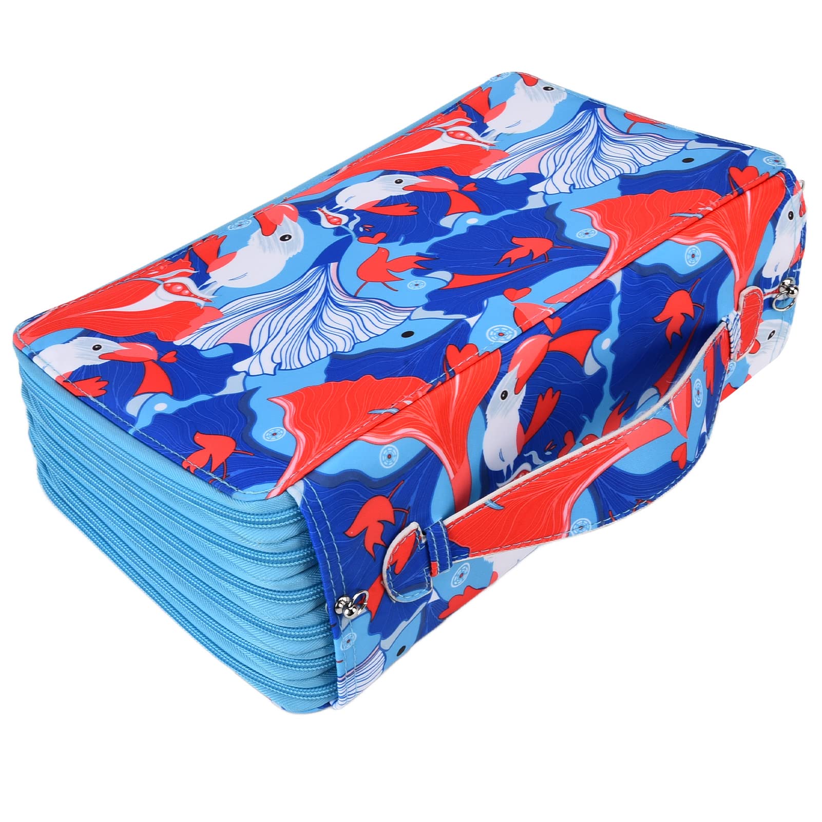 Elegante Astuccio Rosa, Design a 120 Slot (Blu)
