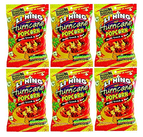 6pk Li Hing Hurricane Microwave Popcorn Singles