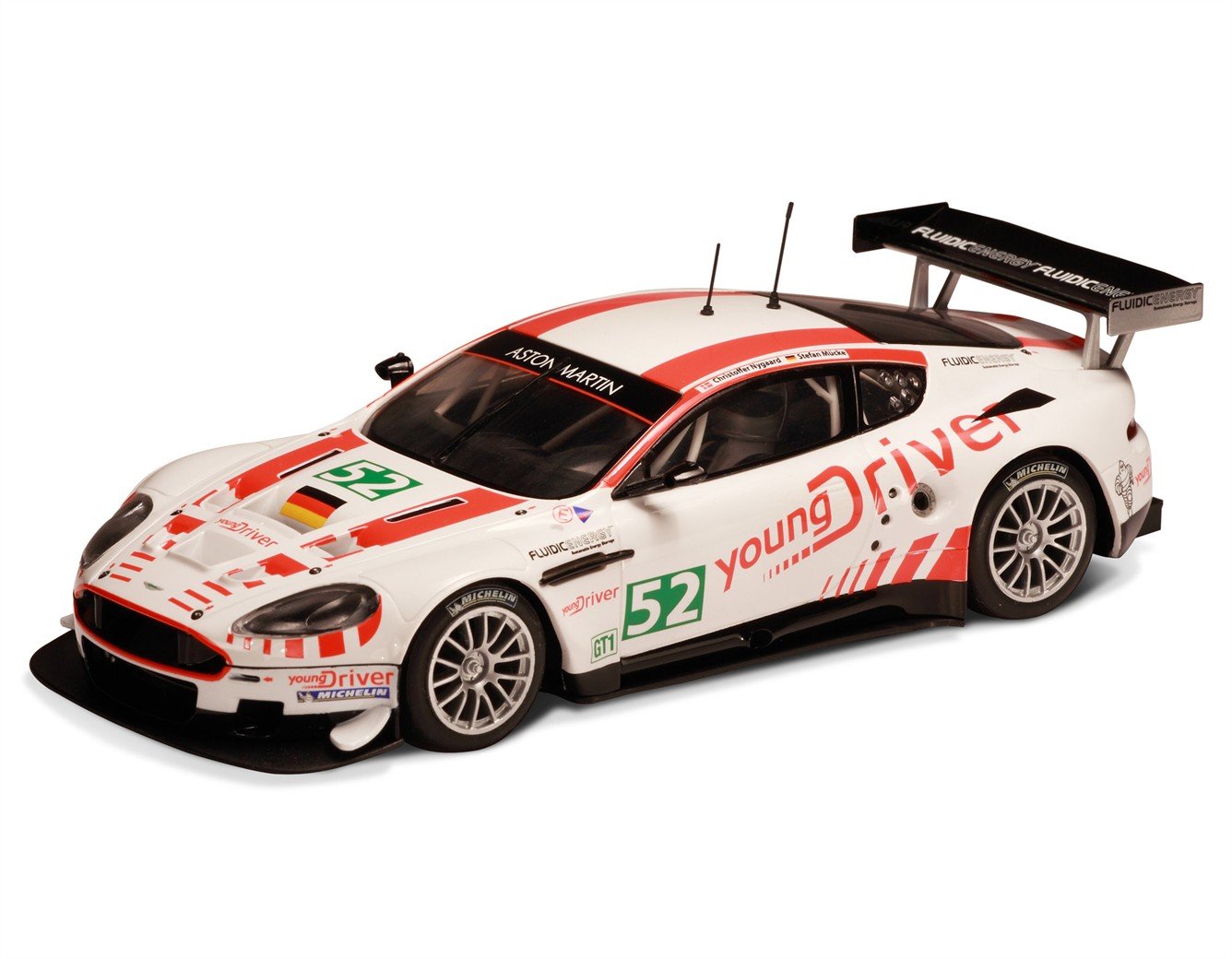 Amazon.com: Aston Martin DBR9 DPR - White and Red : Toys & Games