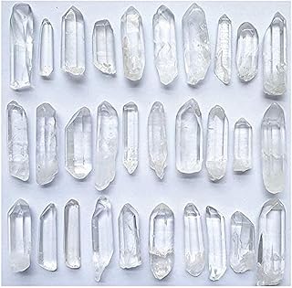 100g 3.5oz 0.22lb Natural Clear Quartz Crystal Points Shards About 25-35 Piece Lot Average Brand