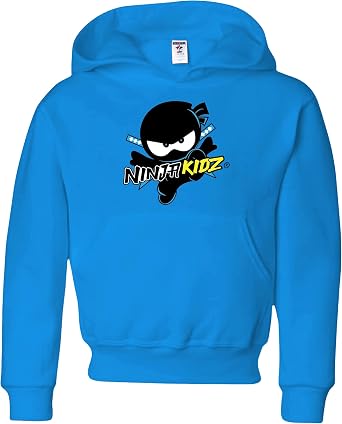 Ninja Kidz Official Original Logo Boys Pullover Hoodie, Dress your Ninja Kids in Cool Kids Clothes