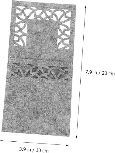 Miniatura 7 de KJHBV 4pcs Navidad Cubiertos Bolsa de Navidad y Tenedor Bolsa de Cubiertos de vacaciones titular de cubiertos Santa Cubiertos Bolsa de Vajilla de