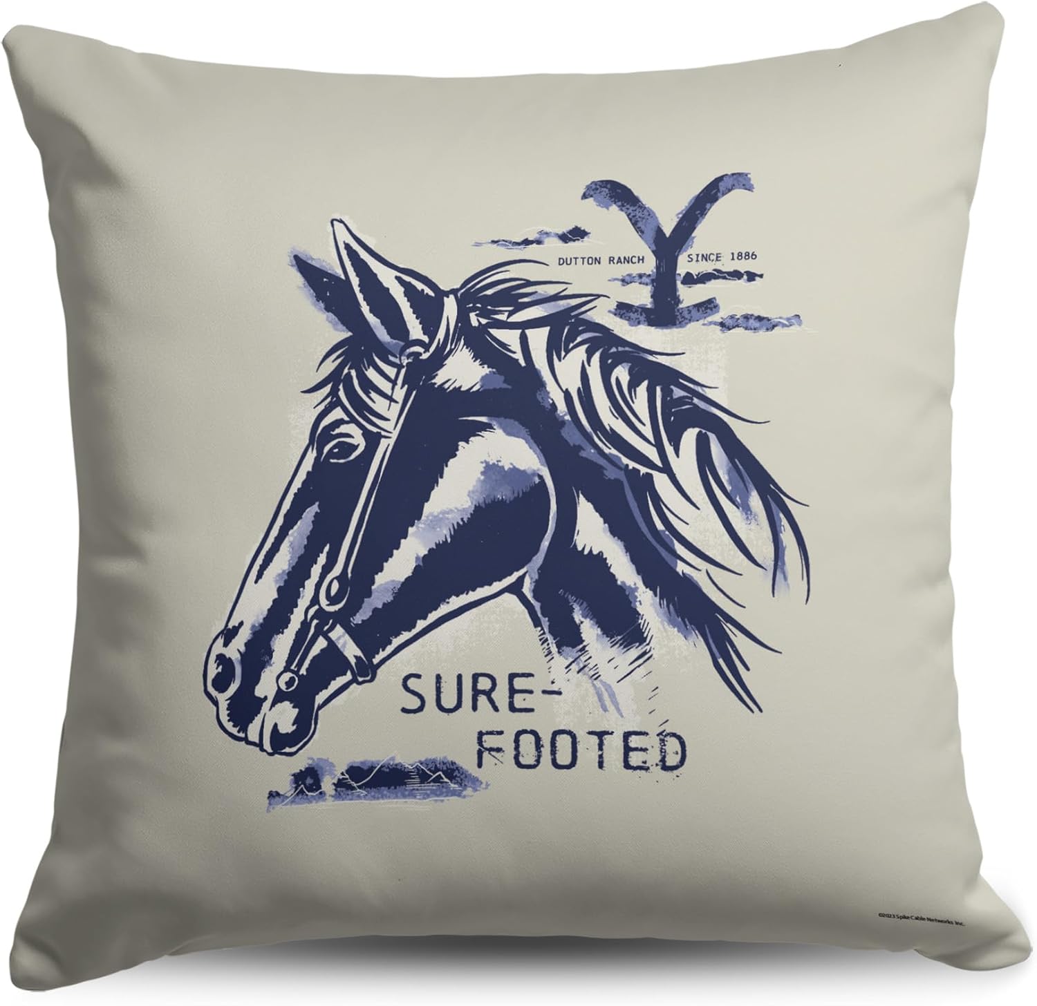 NORTHWEST Paramount Yellowstone Throw Pillow, Sure Footed, 18 x 18 inches