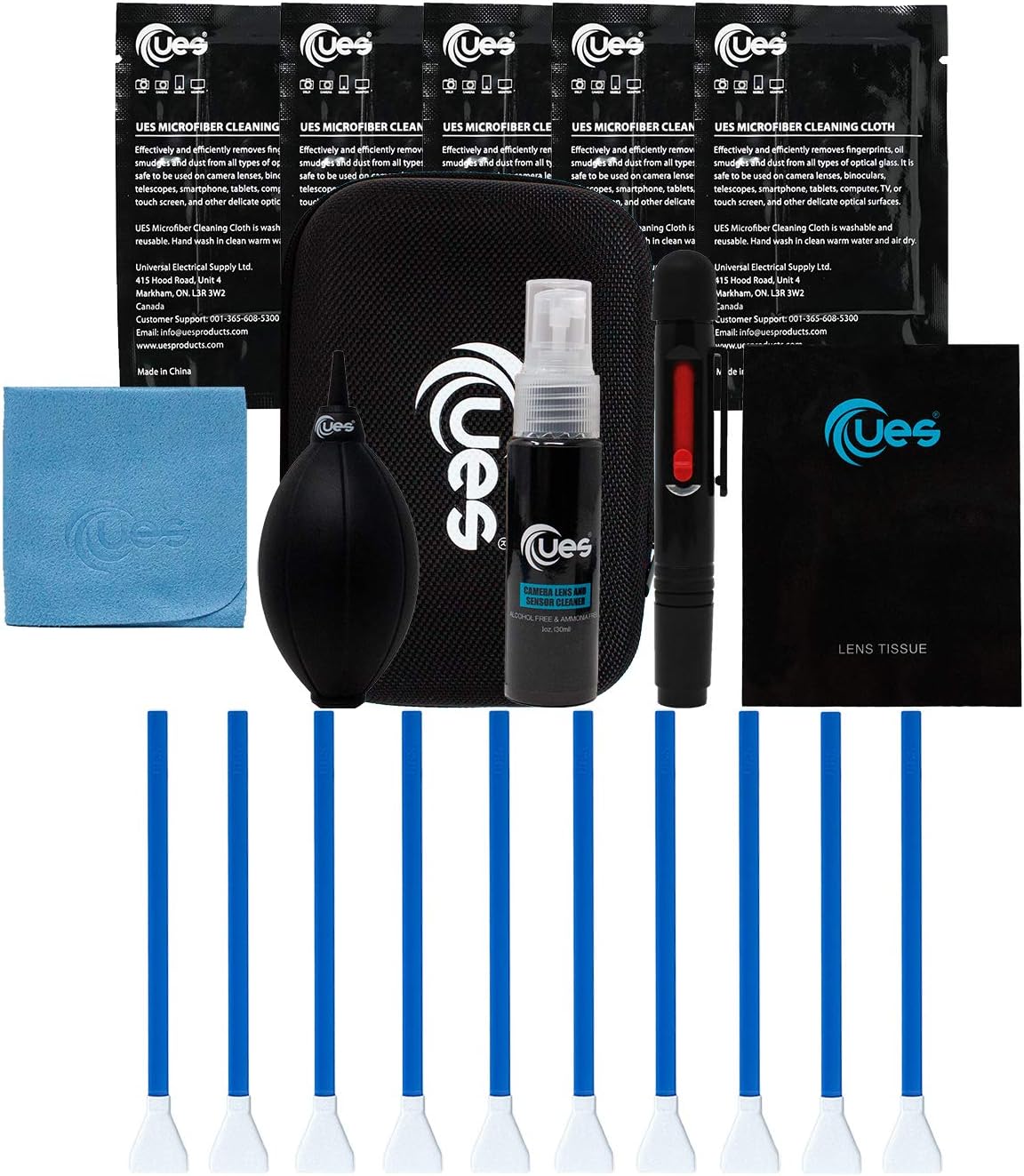 UES DSLR Camera Sensor and Lens Cleaning Travel Kit APSC