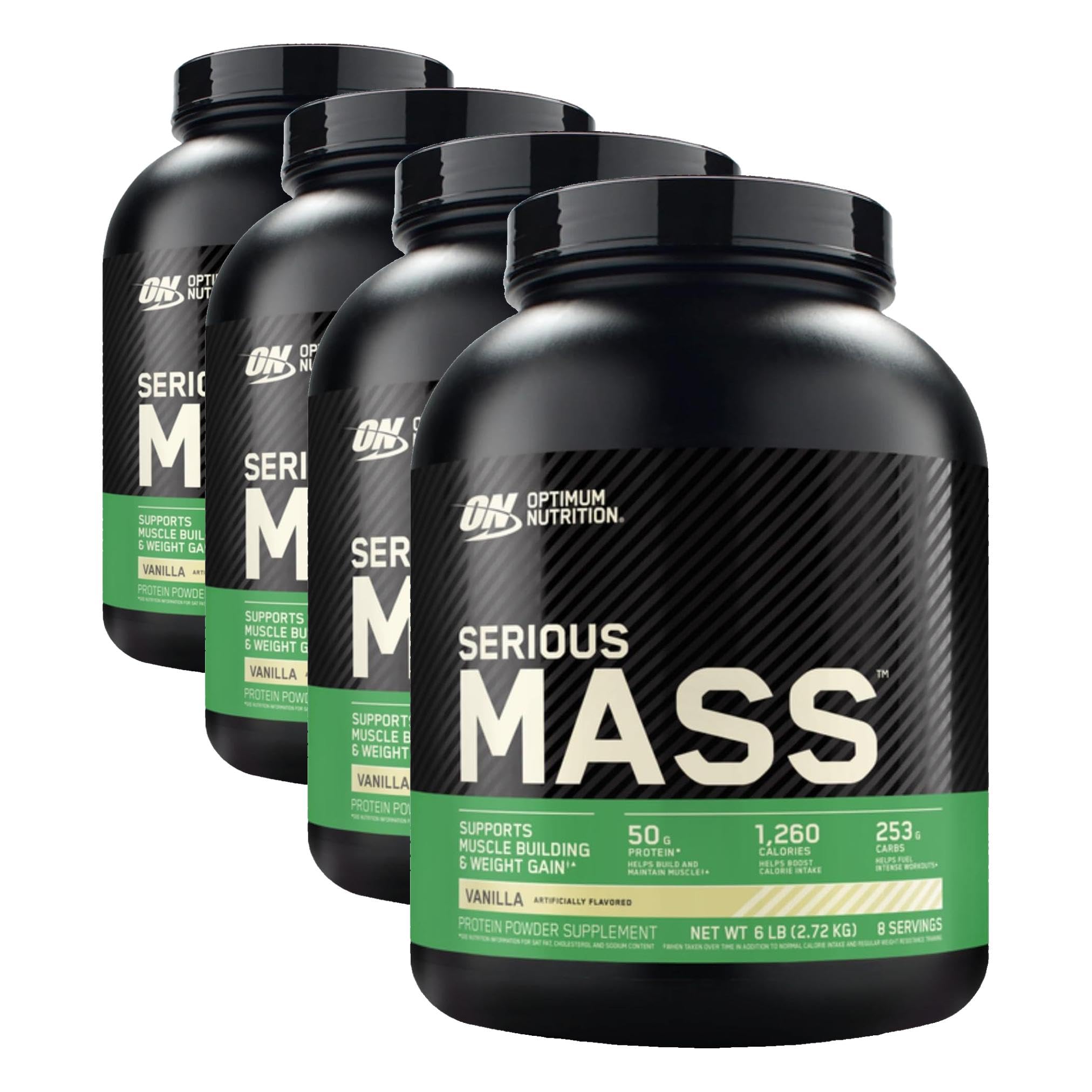 Optimum Nutrition Serious Mass Weight Gainer Protein Powder, Vanilla, 3LB — Amazon image 19