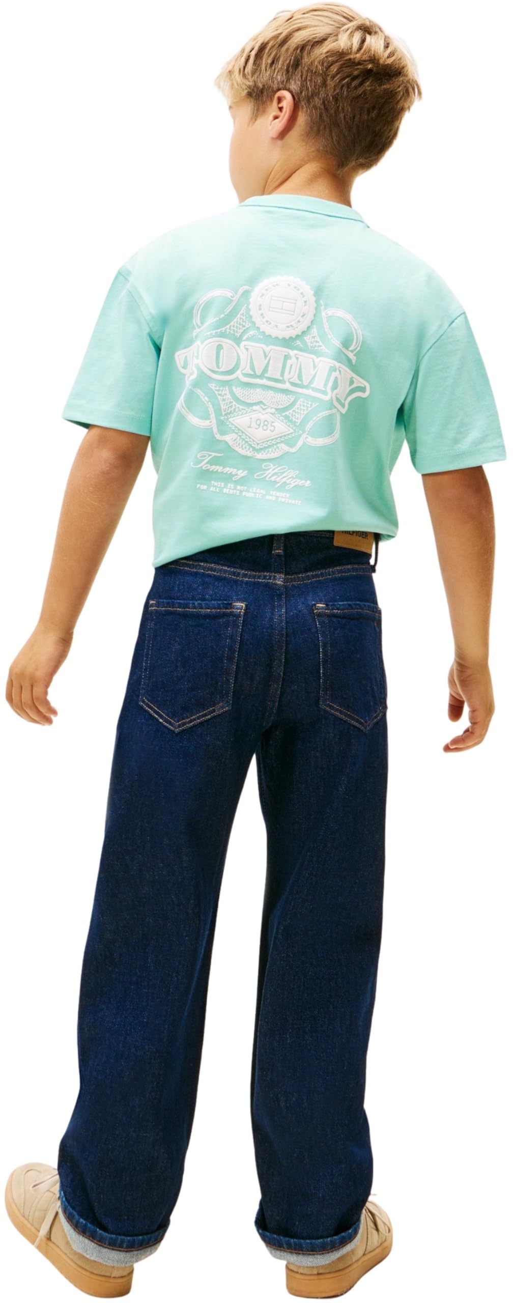 Tommy Hilfiger Jungen Gerade Relaxed Rinse Jeans Kb0kb10039
