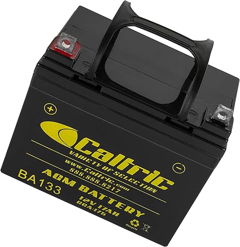 Miniatura 7 de Caltric Agm - Batería compatible con Yamaha Rhino 700 Yxr700 4X4 2008 2009 2010 2011 2012 2013