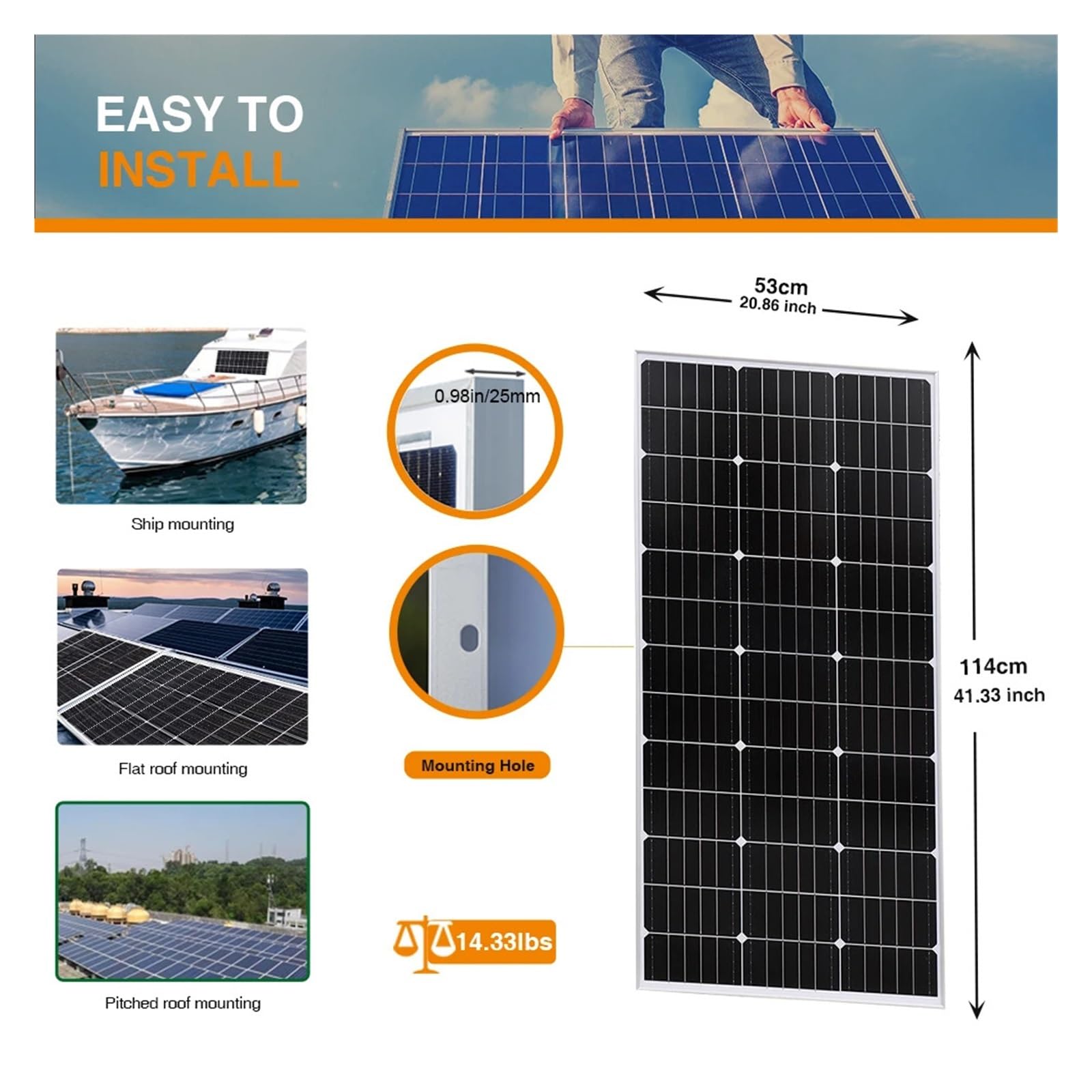 Monokrystaliczny Panel Słoneczny 300 W Do Ładowarki Akumulatora 12 V, Panel Ze Sztywnego Szkła Solar 2-10 Sztuk 150 W 300-1500 W Moduł Słoneczny Moduł Fotowoltaiczny Idealny Do Samochodu Kempingowego,
