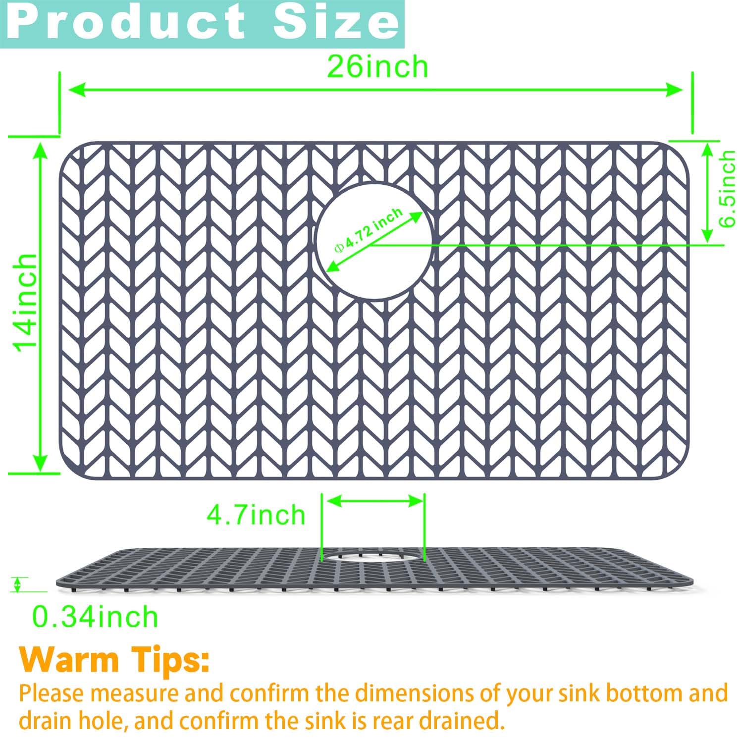 AWOKE Silicone Sink Protector - Protect Your Sink! -2 AWOKE Silicone Sink Protector - Protect Your Sink! -2