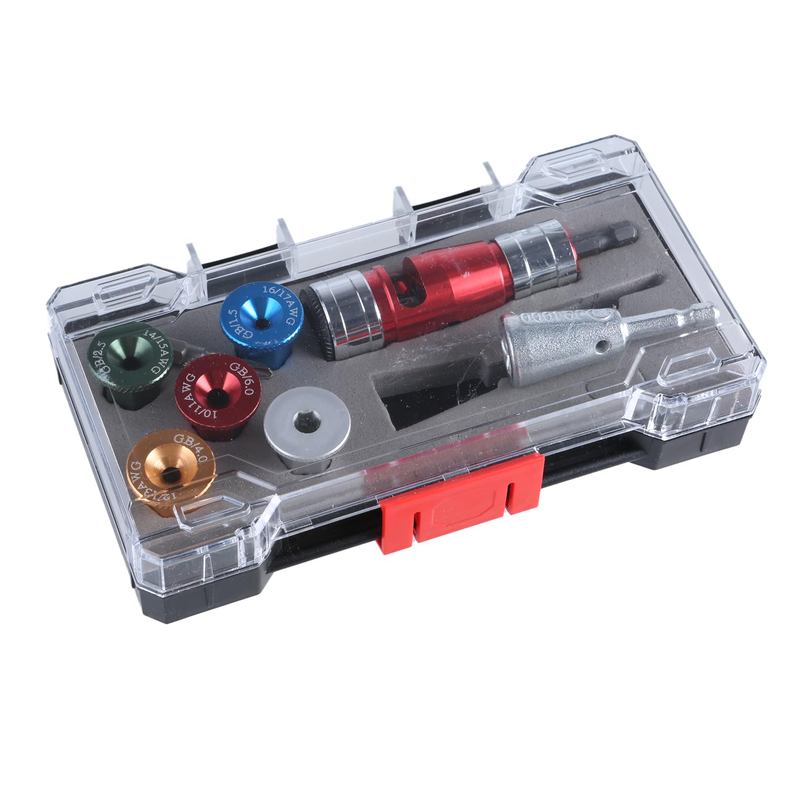 Duty Wire Strippers for Drill, Adjustable Peeler Length, Aluminum Alloy, Essential Tool for Electrical Work Adjustable Cable Strippers