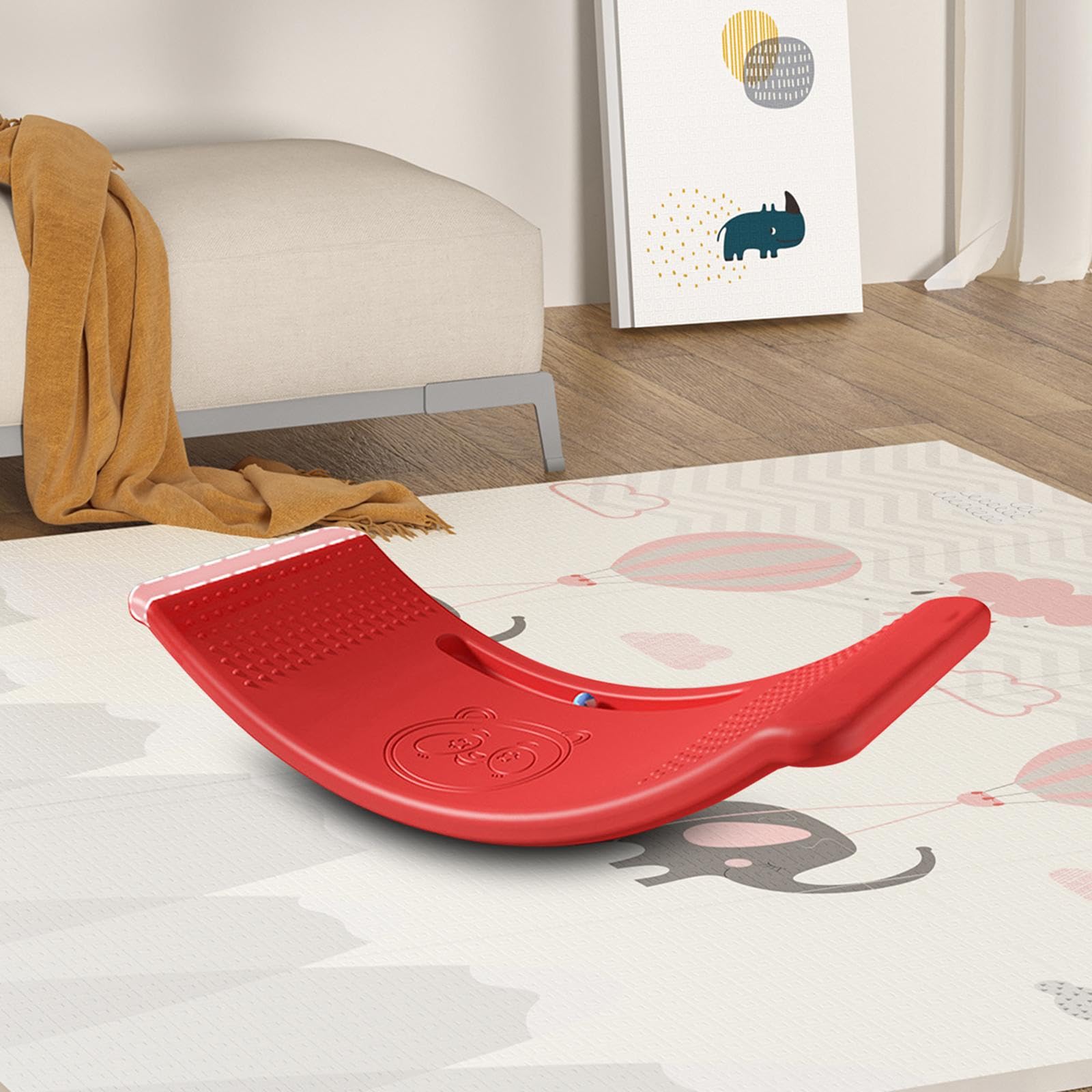 Tavola di Equilibrio, Strumento per L'allenamento Dell'equilibrio, per Lo Sviluppo Delle Capacità Motorie, Giocattolo per Bambini, Esercizio F