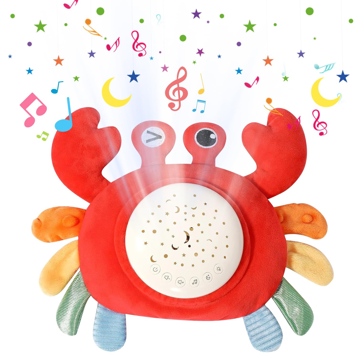 Baby Toys 6 to 12 Months, Night Star Projector Light Up Toys with Music, Sensory Toys for 1 2 3 Year Old Boys Girls, Musical Toys 12-18 Months Crawling Learning Tummy Time Toys 1st Birthday Gifts