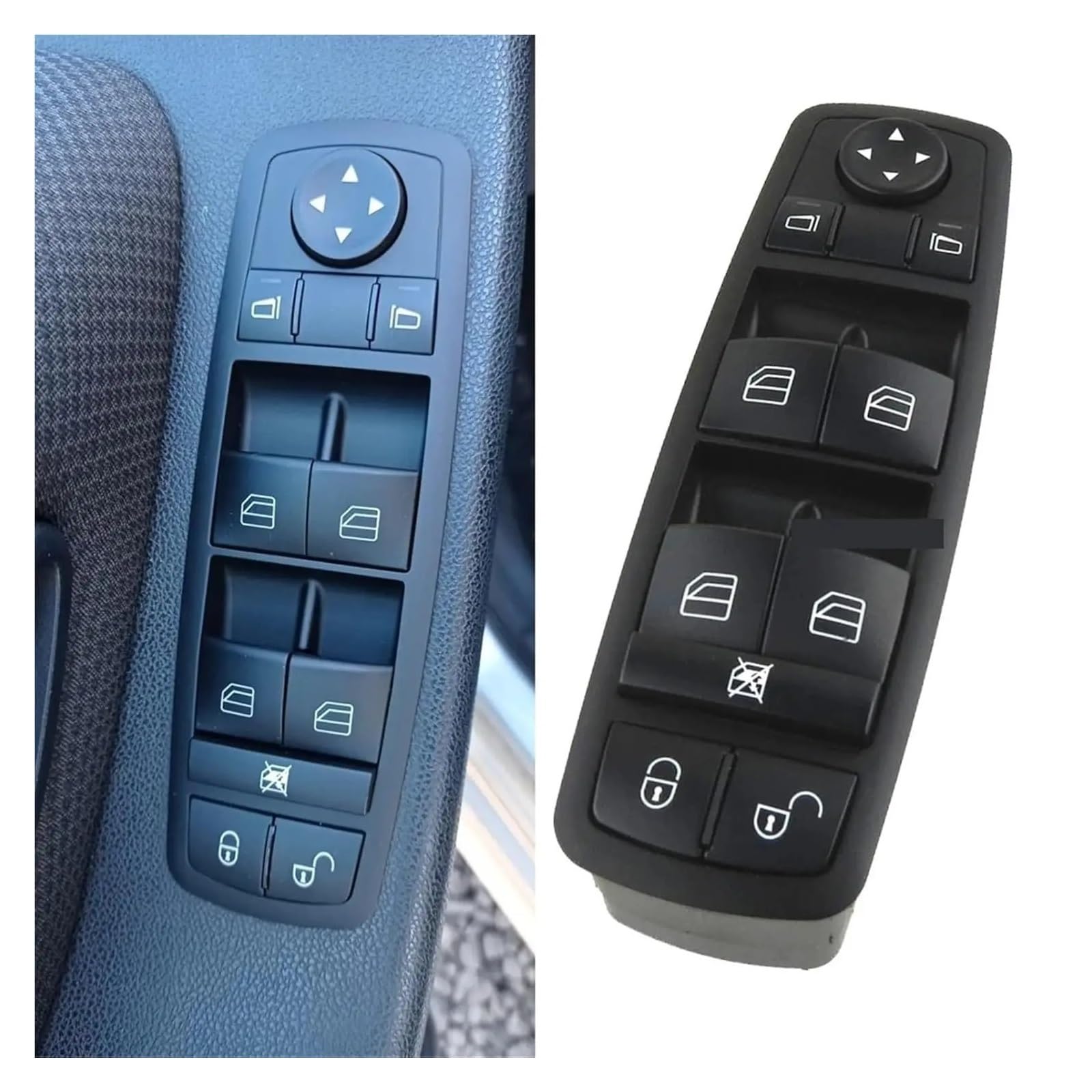Interrupto Elevalunas Eléctrico Para Benz A-CLASS W169 B-CLASS W245 A180 A200 B180 Interruptor De Ventana