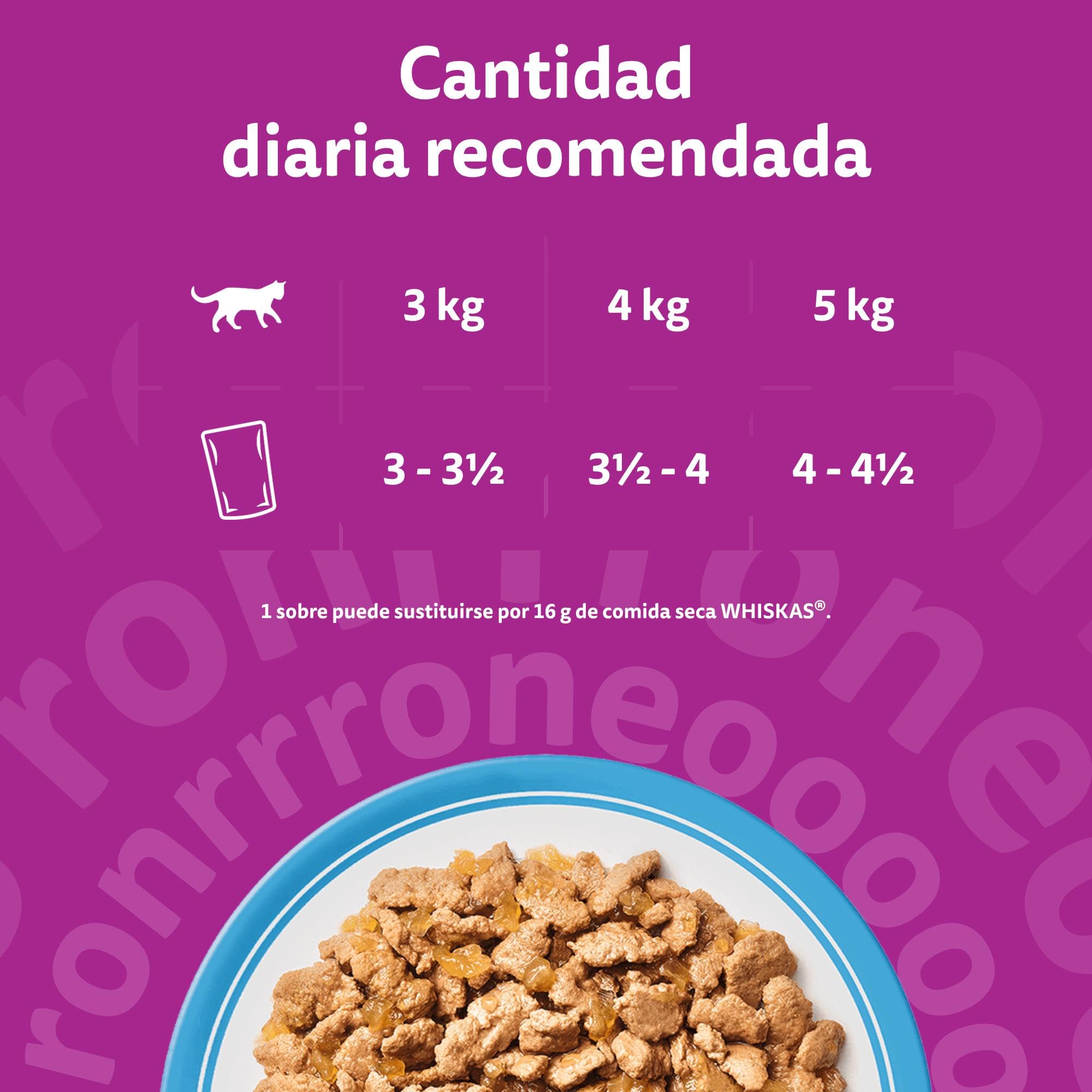 Whiskas Comida Húmeda para Gatos Adultos Selección Pescados en Gelatina (Multipack 4x12x85g)