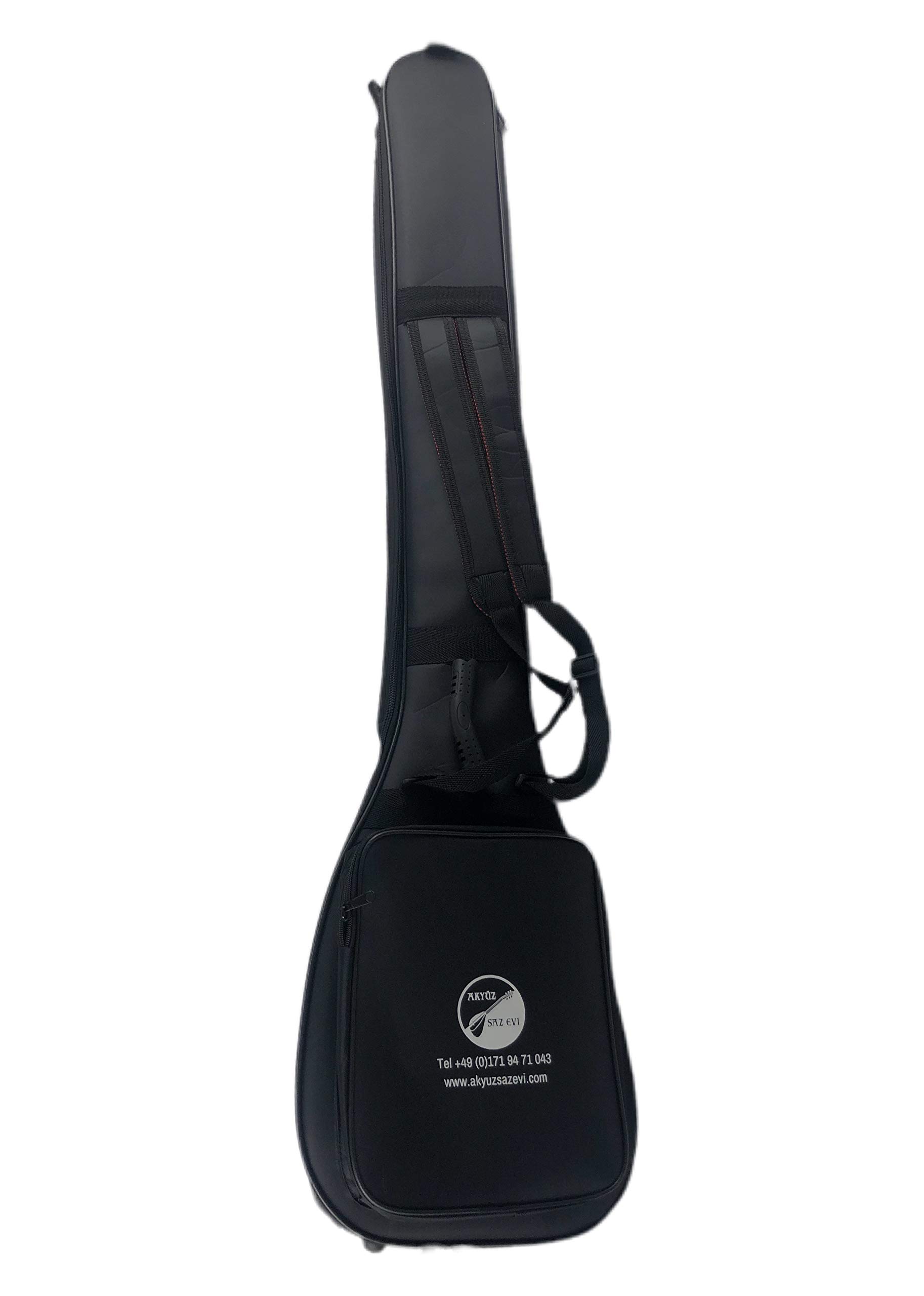 Premium Saz Baglama Kilif Tasche Kurzhals schwarz, 20mm, 110cm Gigbag | Kisa Sap Saz Baglama Cantasi Siyah