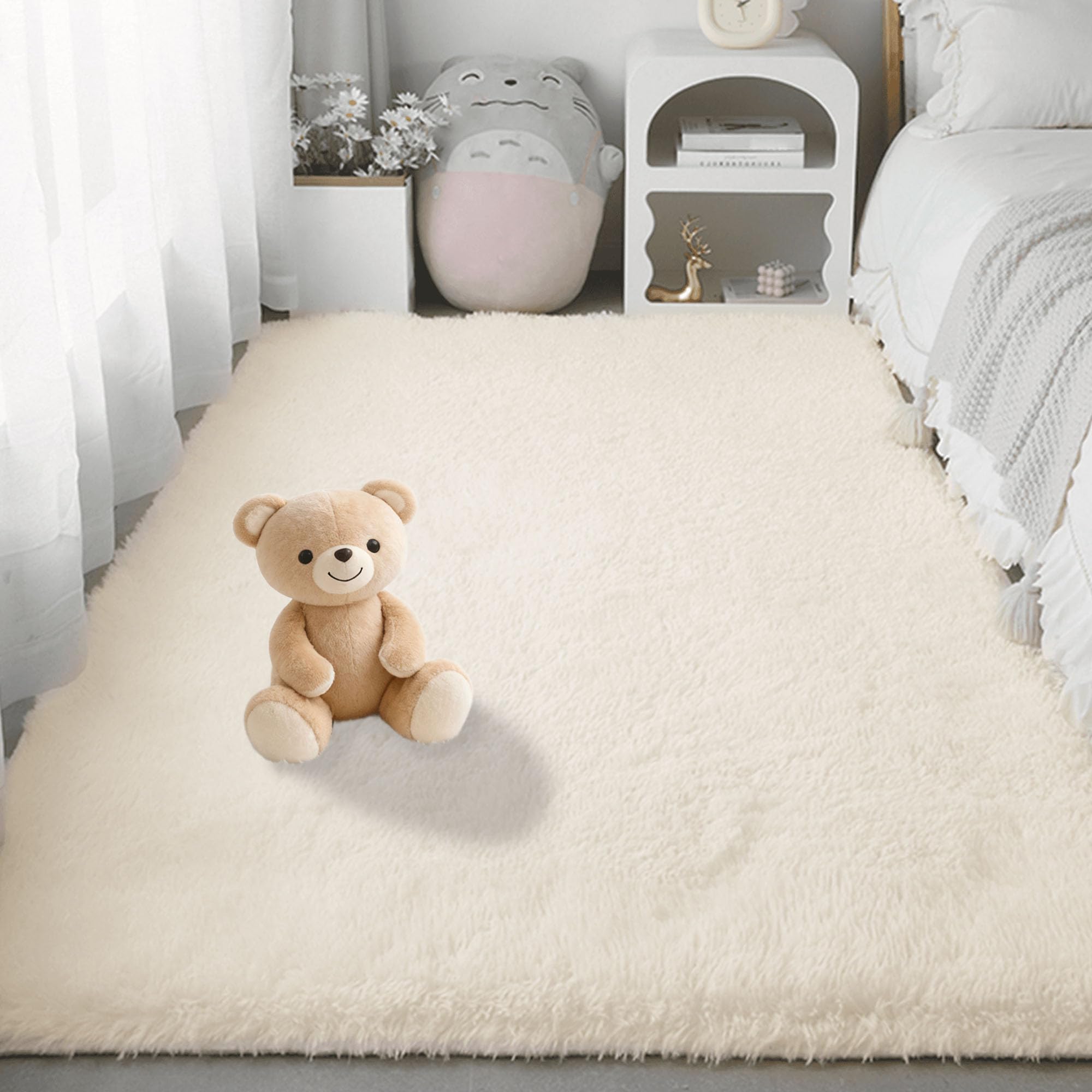 Tapis de salon lavable 140x320 moderne et tapis chambre enfant xl