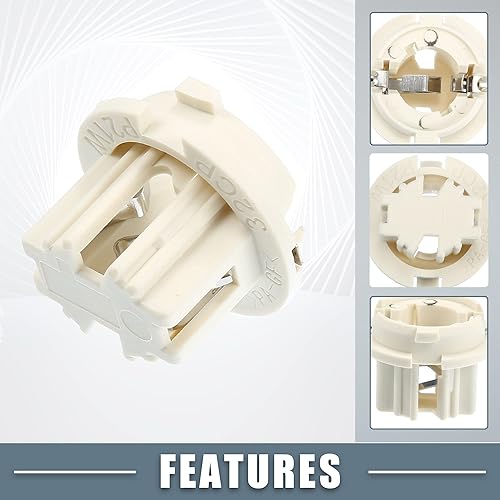 Miniatura 3 de Cola izquierda derecha exterior luz de freno bombilla portalámparas 63216943036 para BMW 325i 328i E36 1992-1998 plástico blanco (juego de 2)