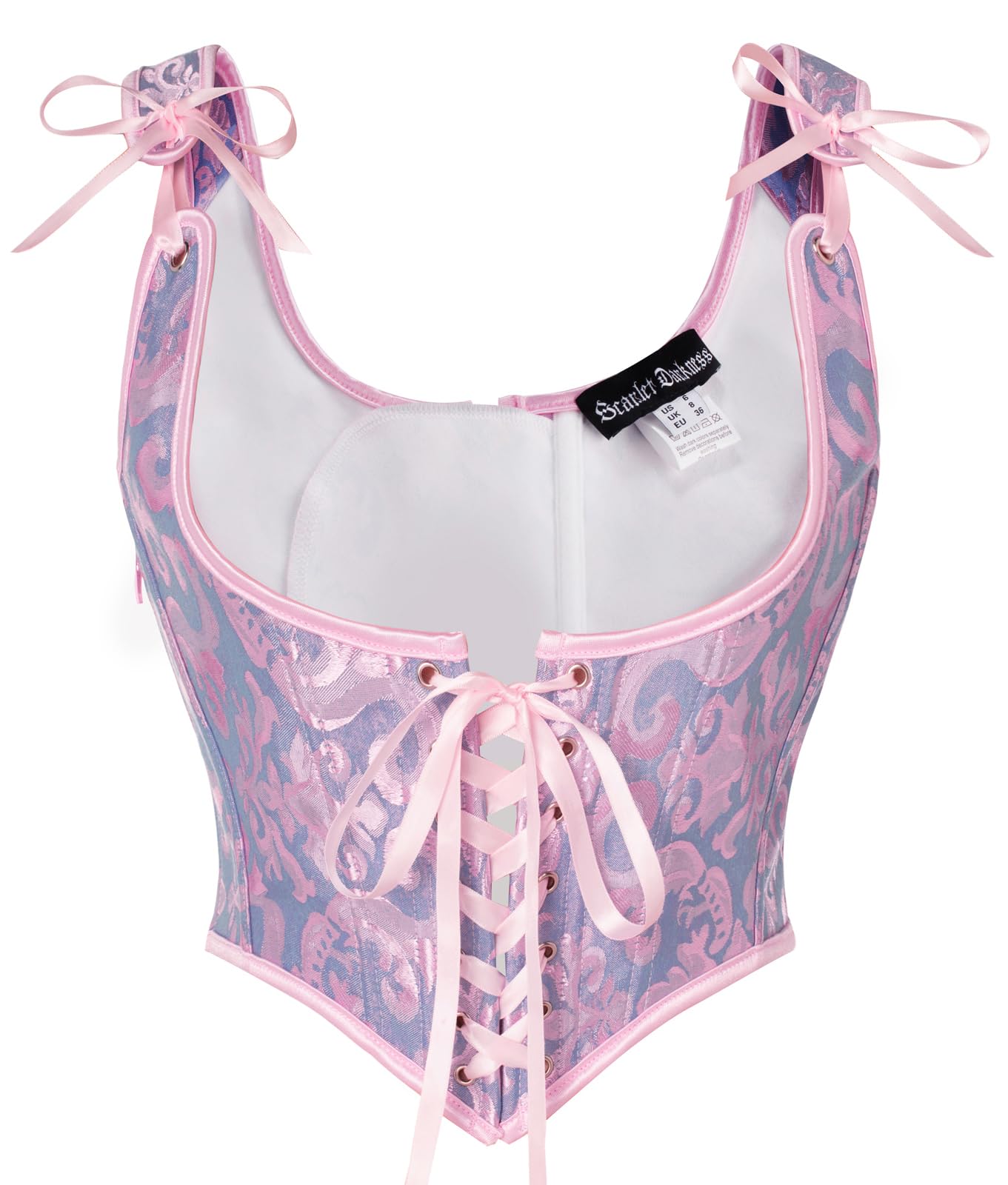 Scarlet Darkness Corset Tops for Women Renaissance Underbust Corsets
