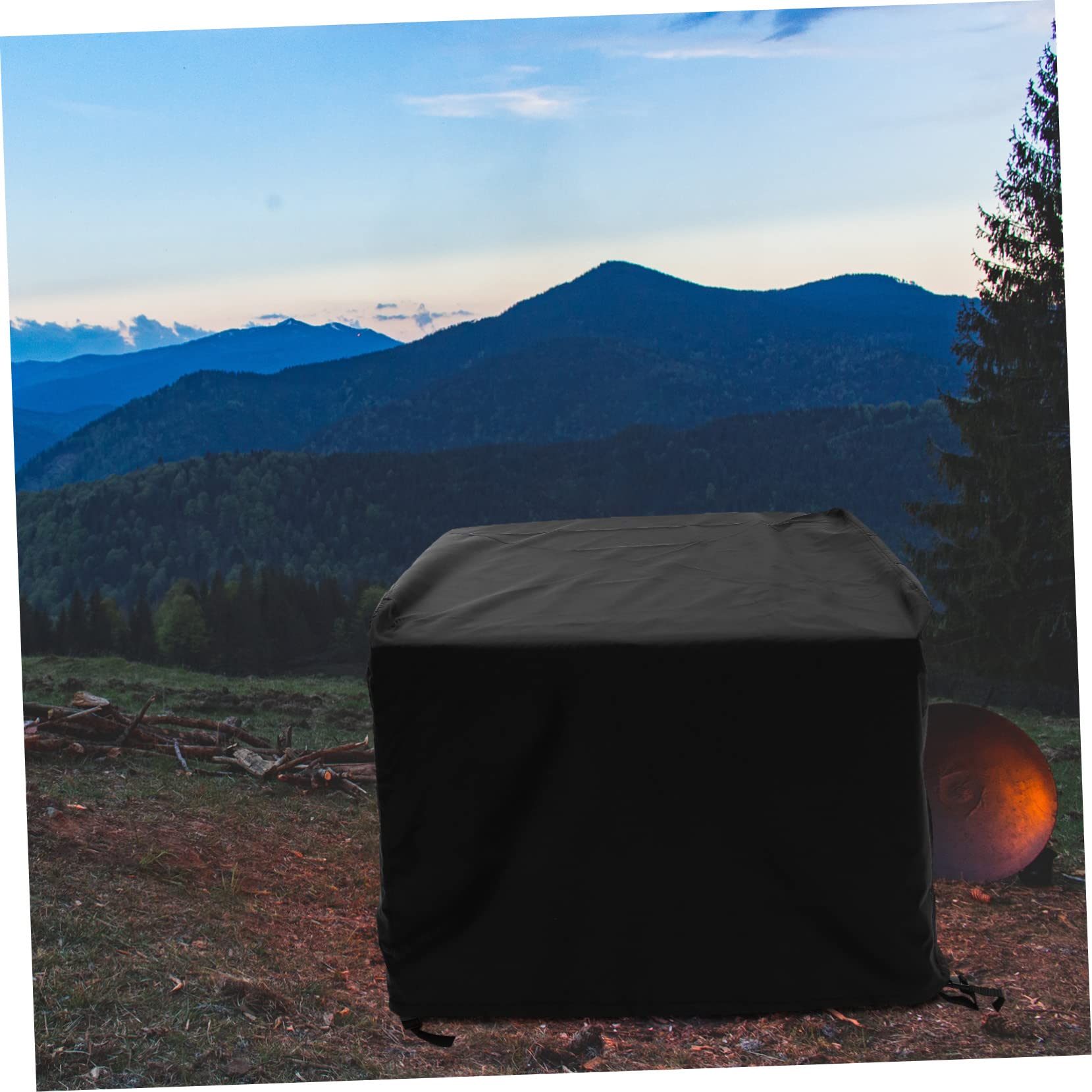 GALPADA Funda para Estufa de Barbacoa de Cubierta Parrilla y Anti-Polvo para Proteger la Chimenea de Exterior Fogata de Jardín Año