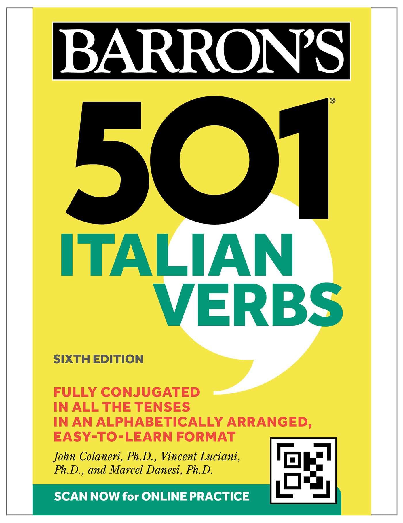 501 Italian Verbs, Sixth Edition (Barron's 501 Verbs)